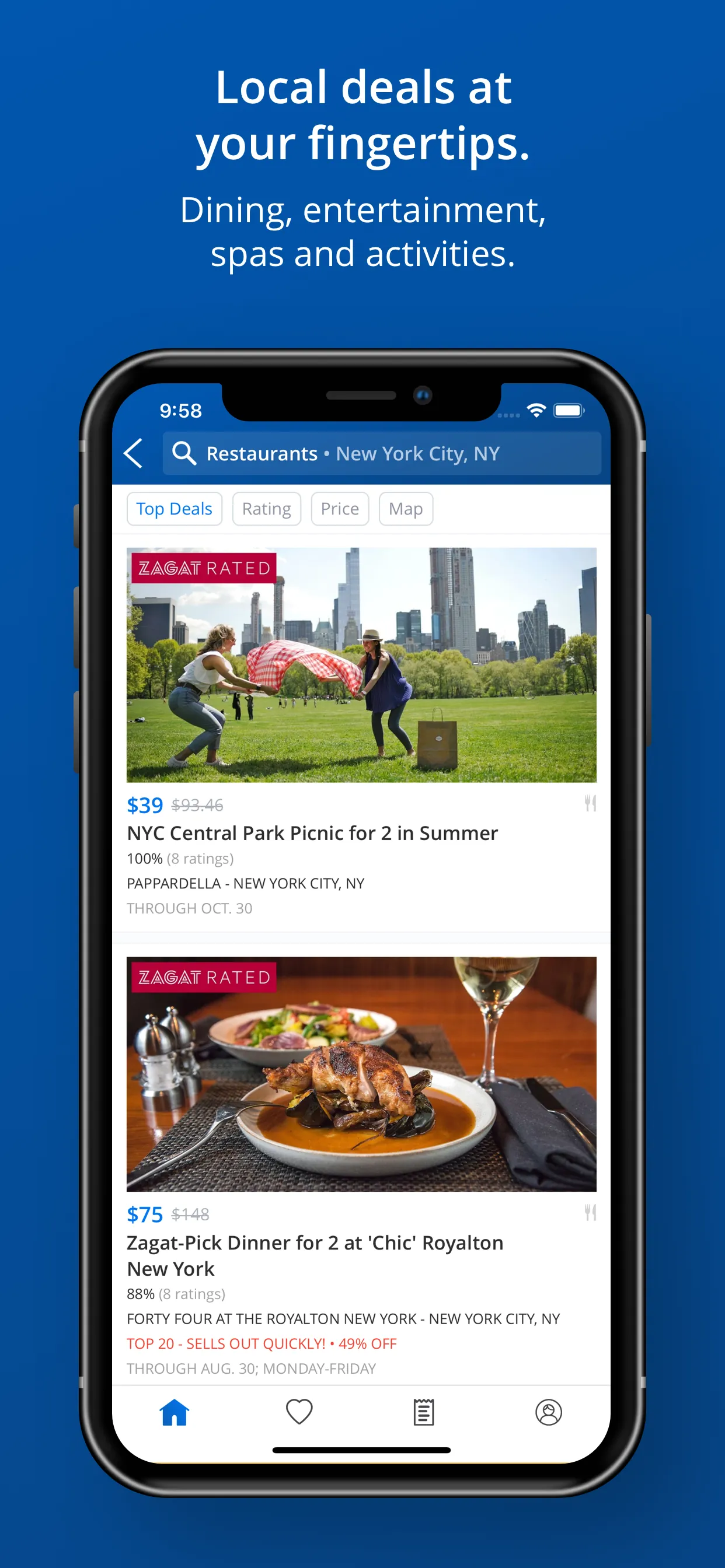 Travelzoo Hotel & Travel Deals iphone screenshot 2