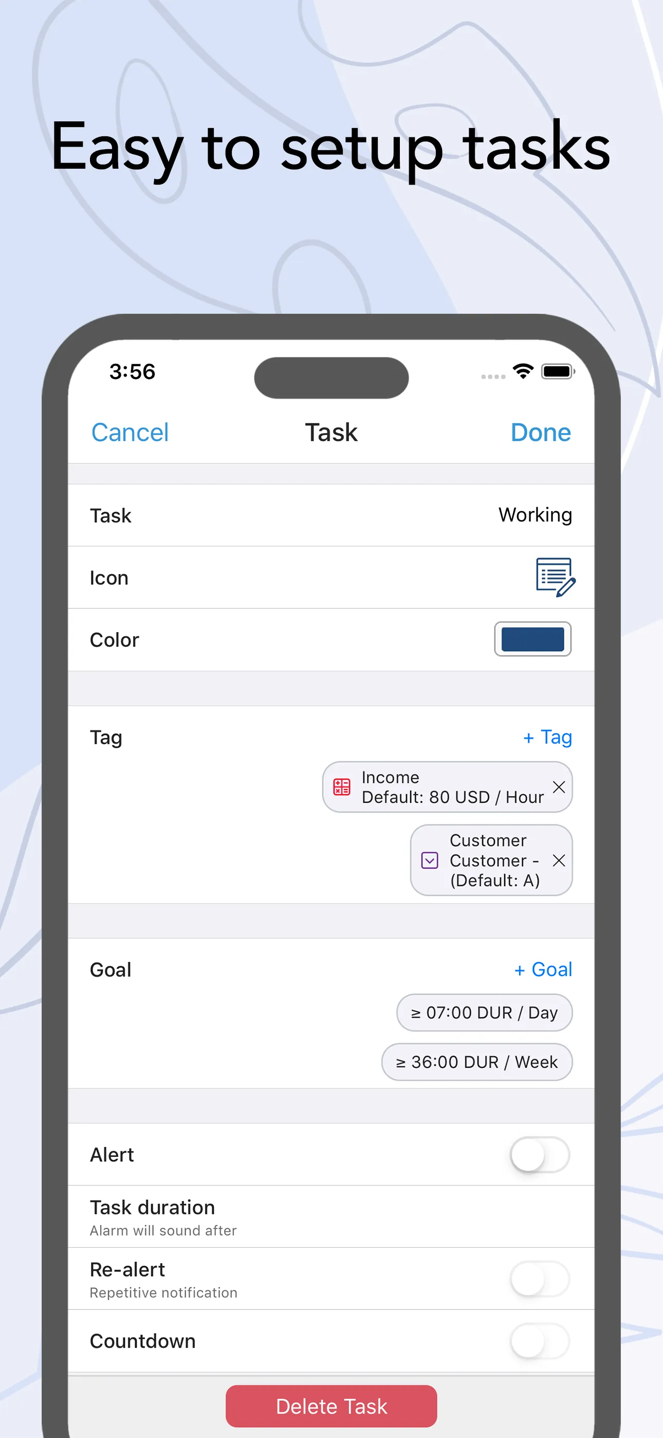 ATracker Time Tracker iphone screenshot 7
