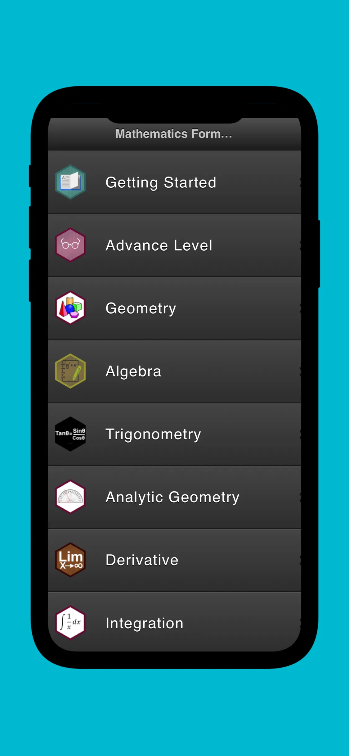 ALL Maths Formulas Guide iphone screenshot 1