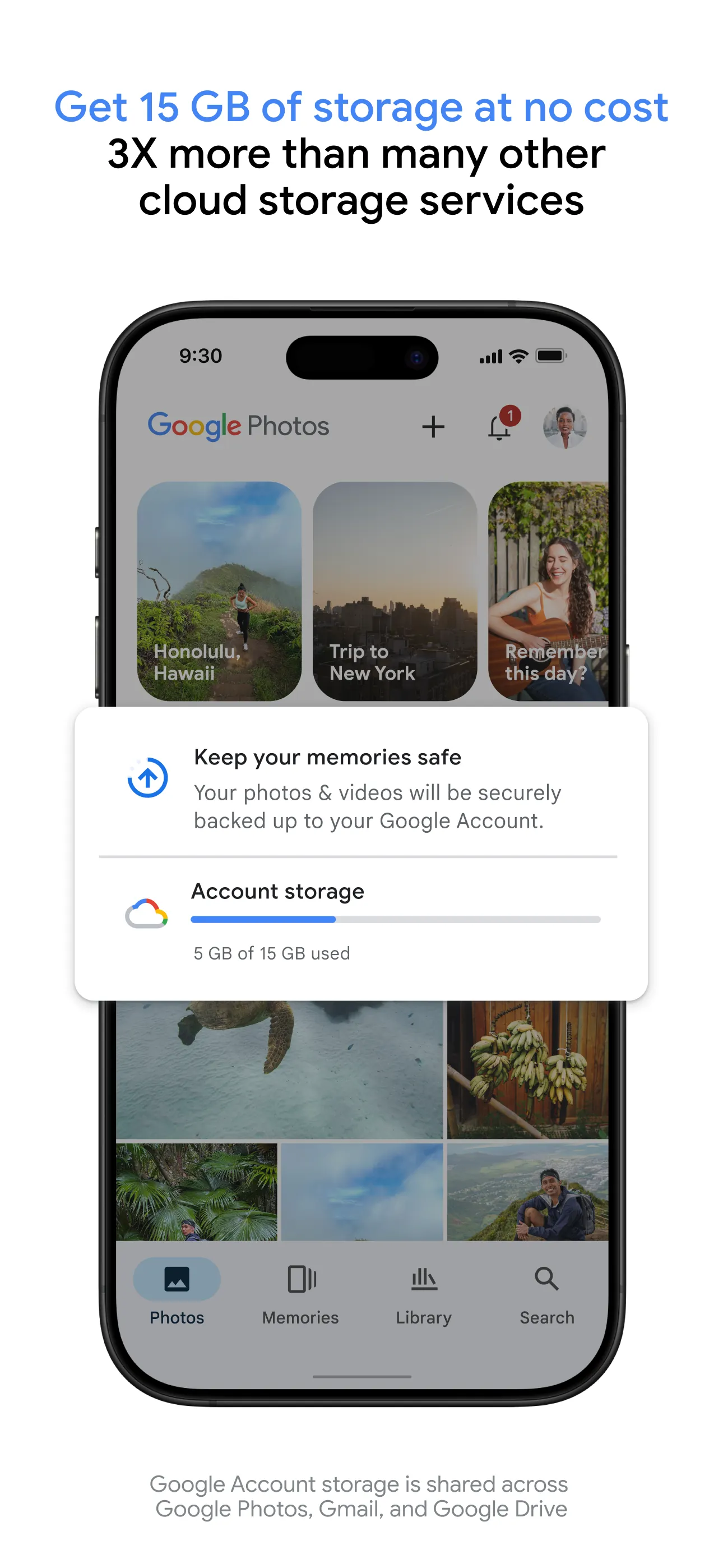 Google Photos: Backup & Edit iphone screenshot 1