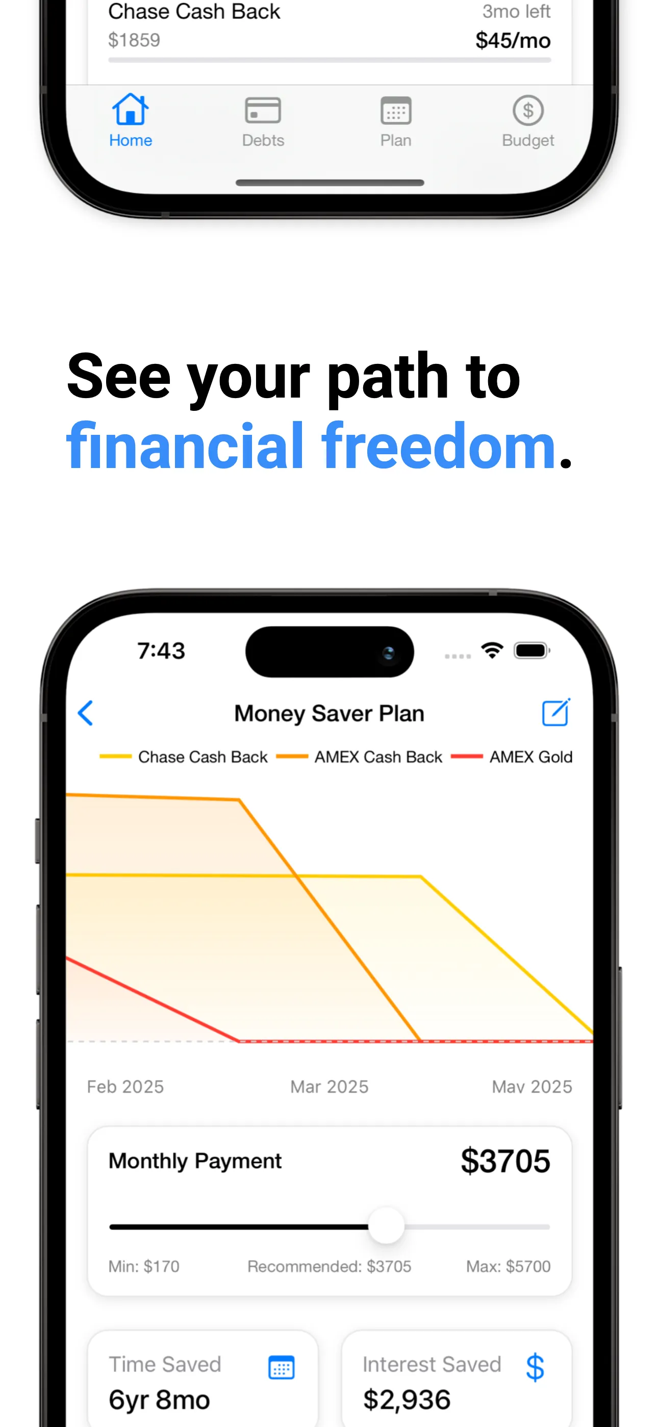 PayAway: Debt Payoff Planner iphone screenshot 2