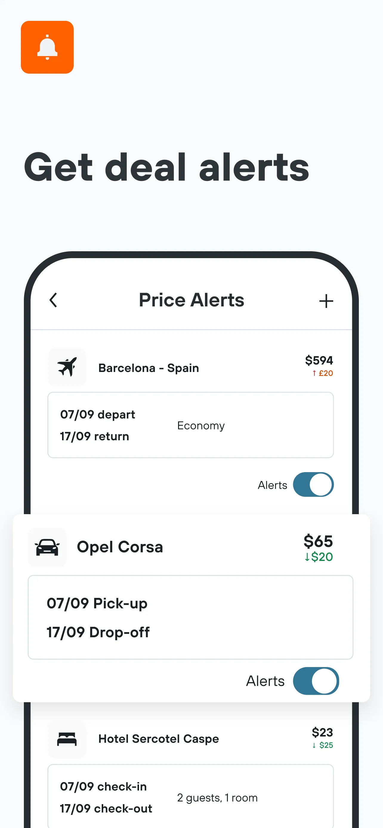 KAYAK: Flights, Hotels & Cars iphone screenshot 6