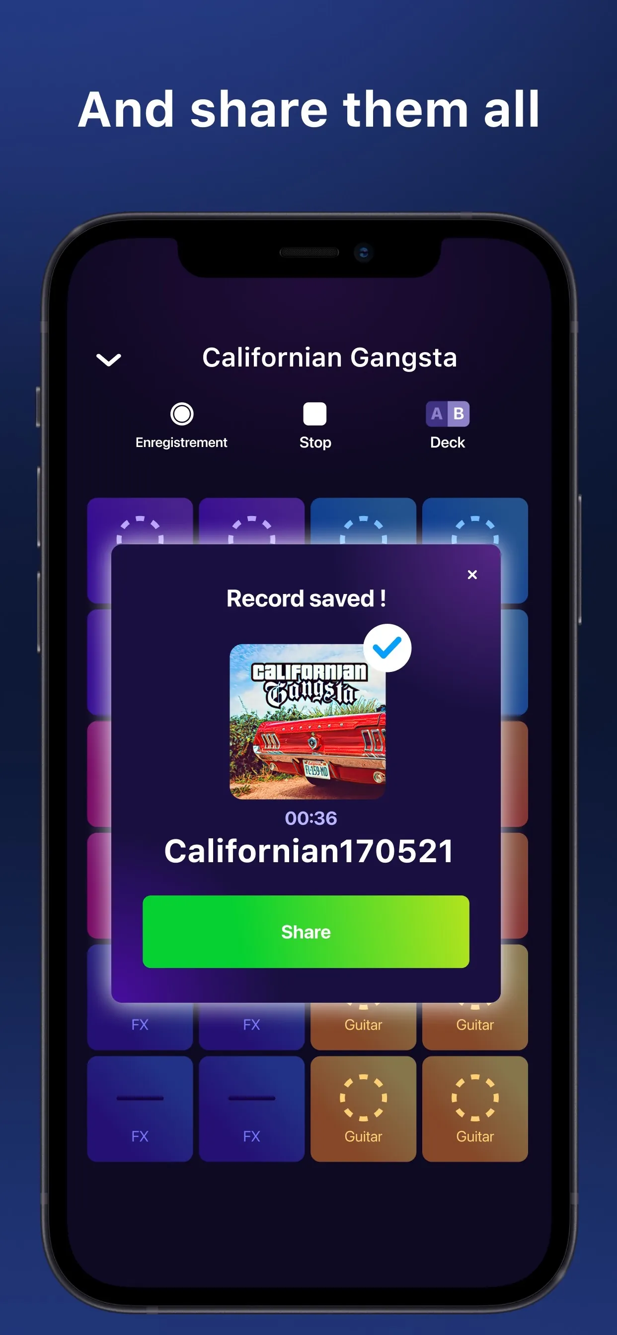 Beat Looper Pro - Music Maker iphone screenshot 7