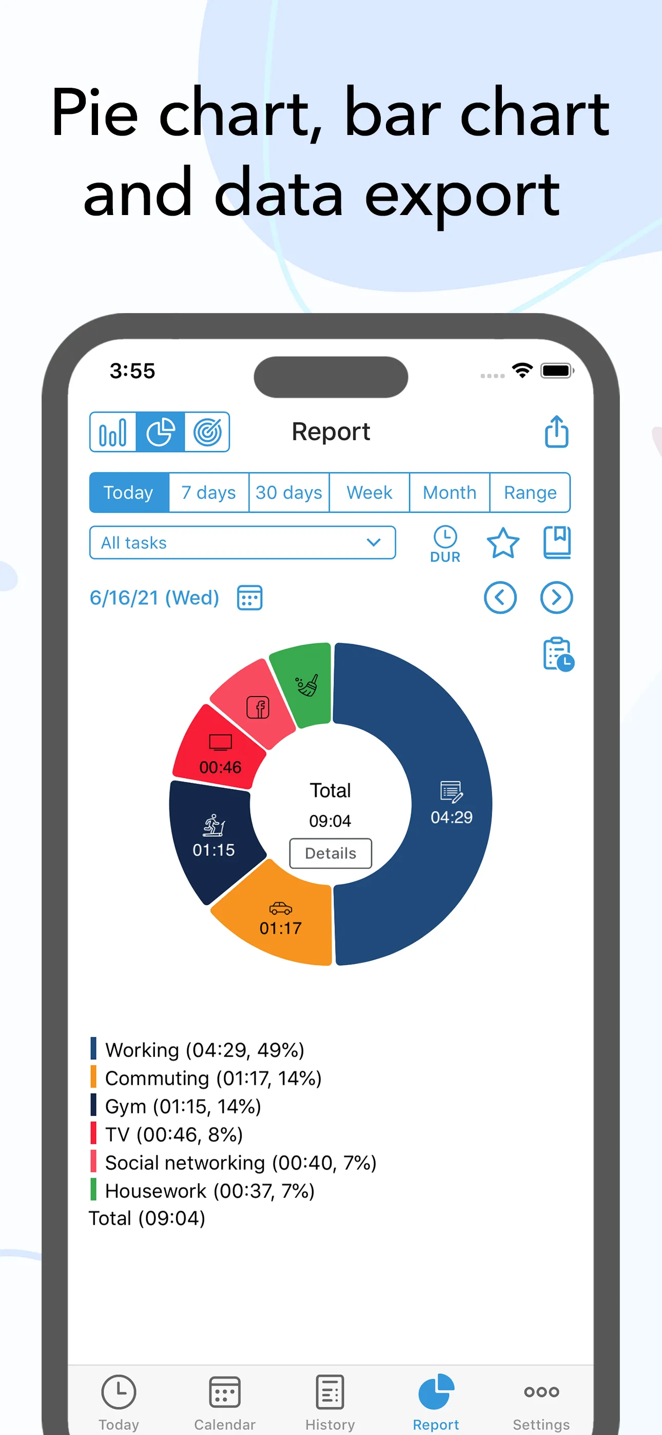 ATracker Time Tracker iphone screenshot 2
