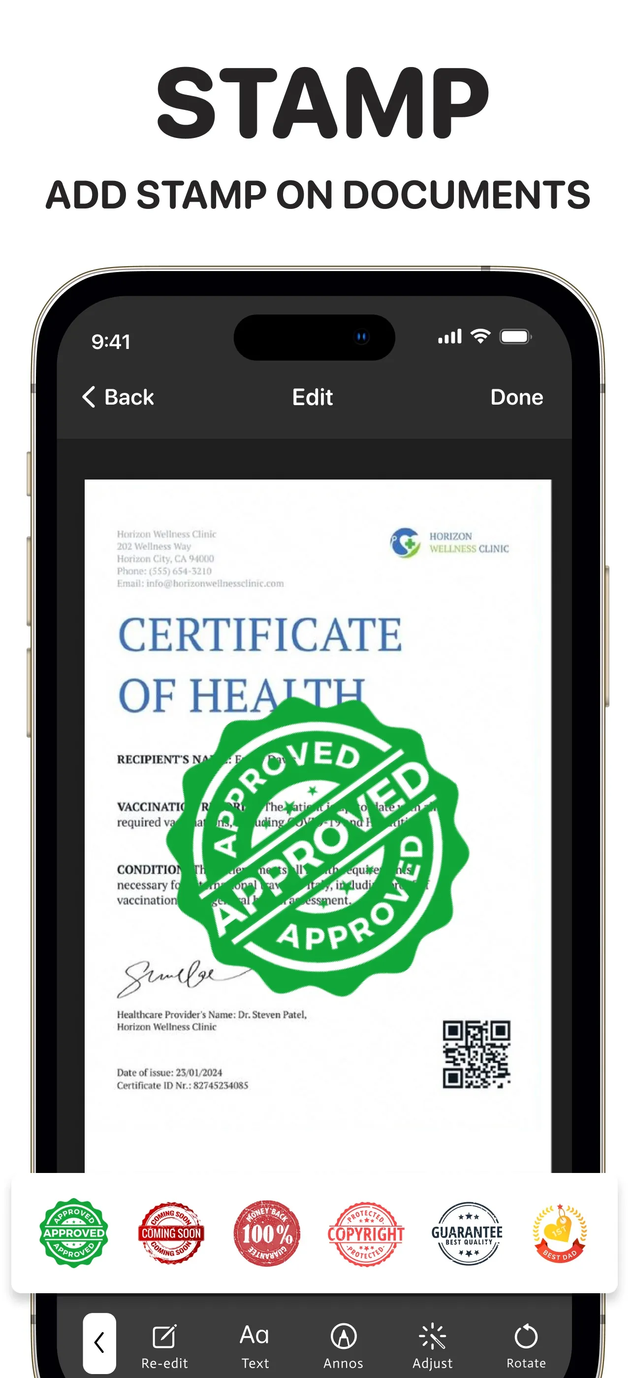 Pdf scanner: Documents Scanner iphone screenshot 6