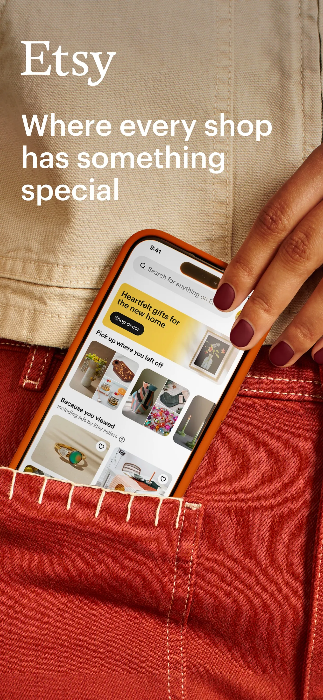 Etsy: Shop Home, Style & More iphone screenshot 1