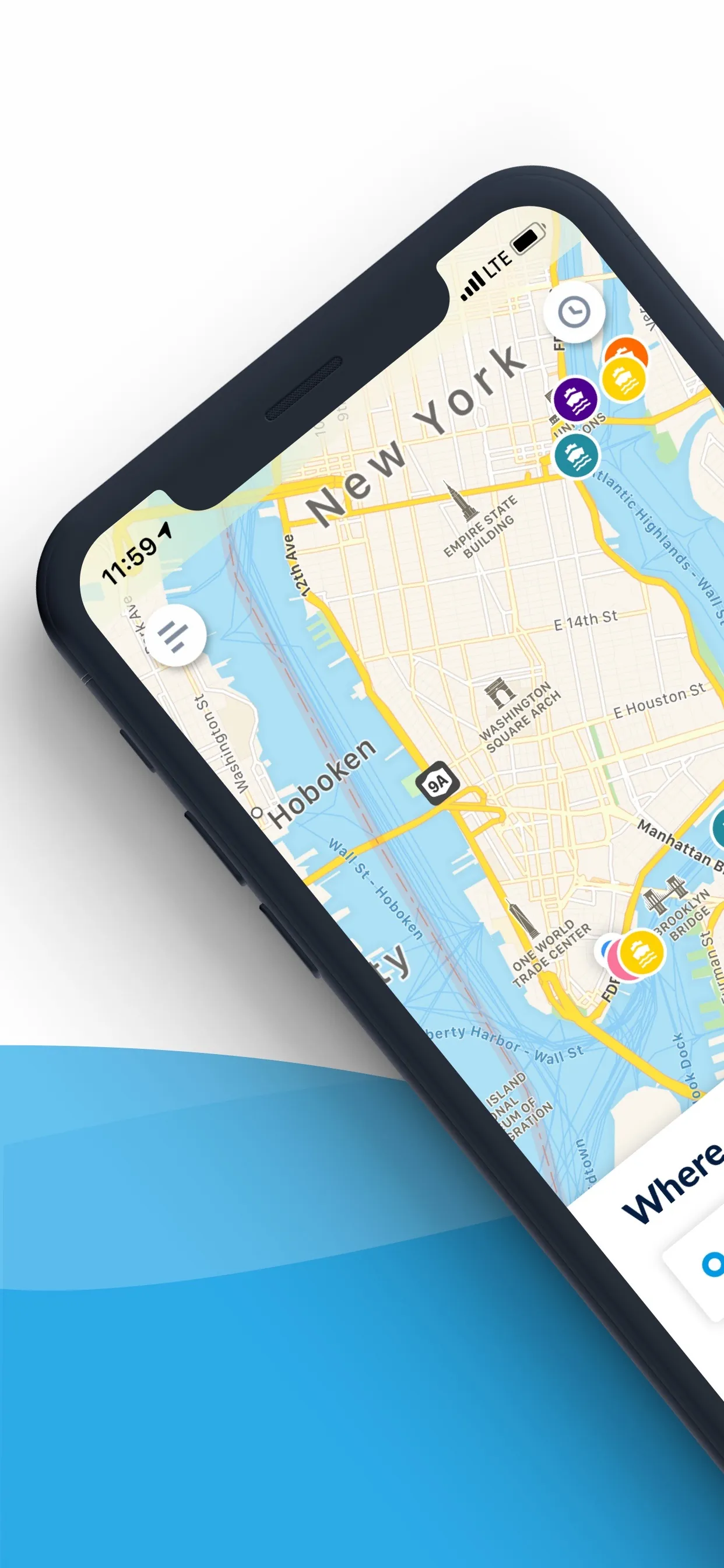 NYC Ferry iphone screenshot 1