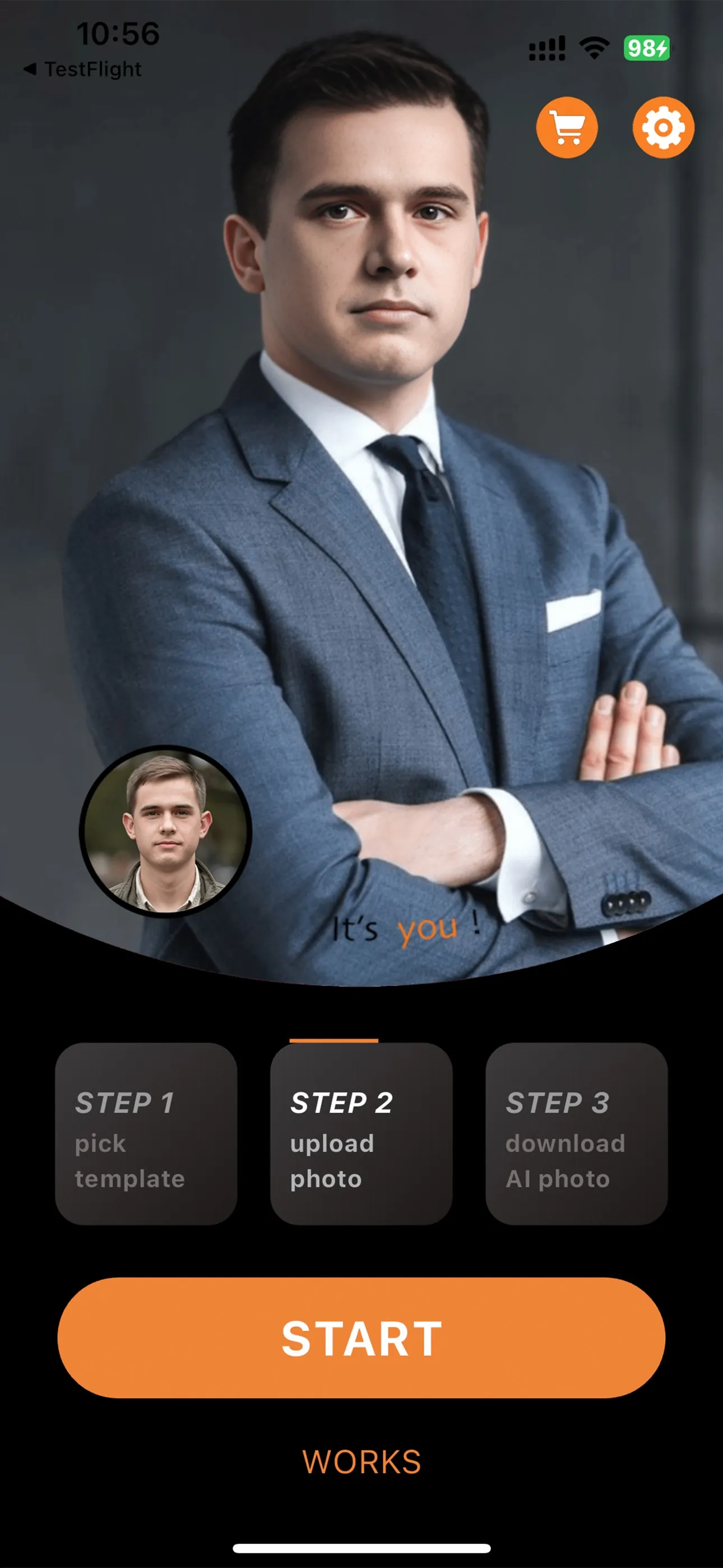 MEAO:AI Portrait Generator Pro iphone screenshot 5