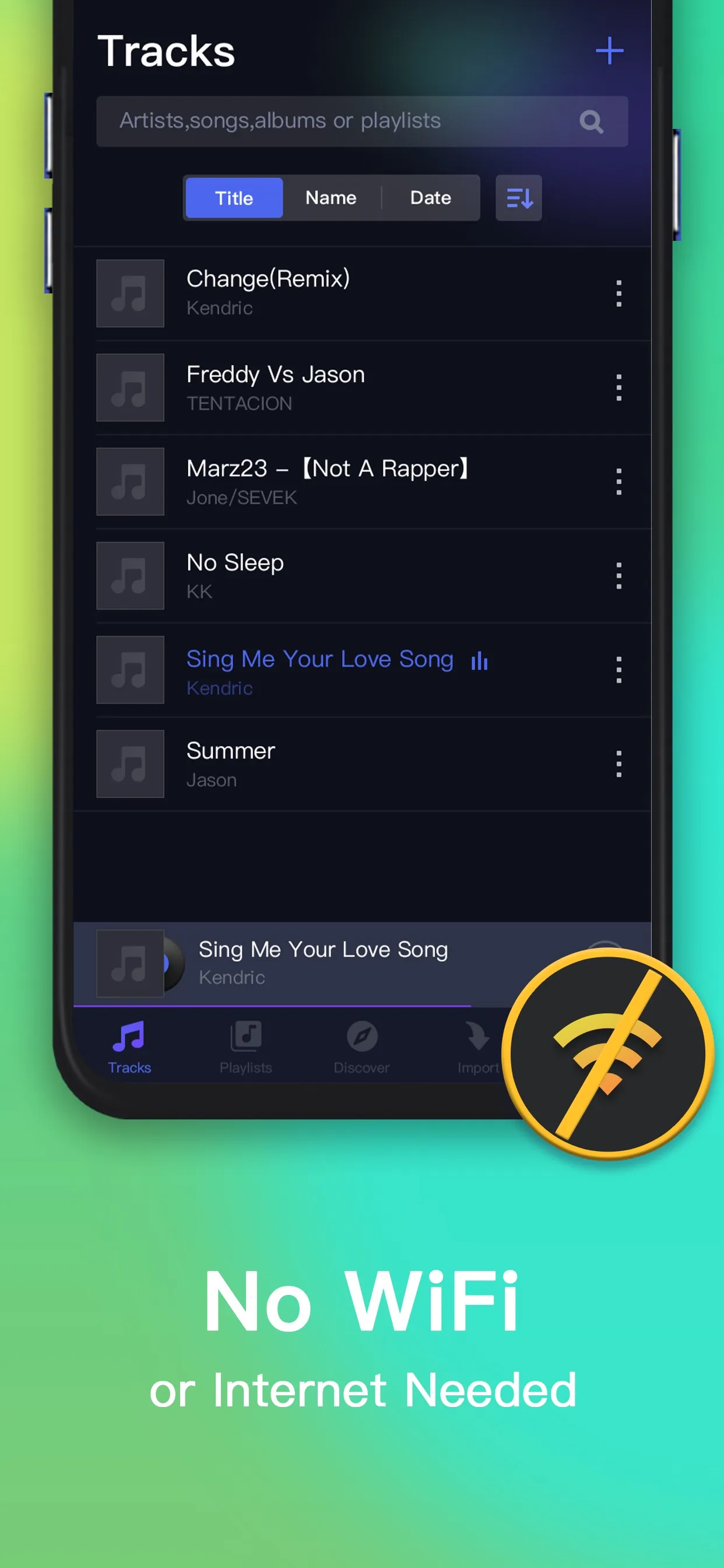 Offline Player – Music Player iphone screenshot 3