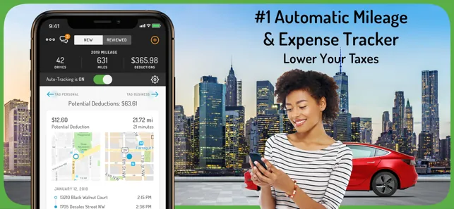 Hurdlr Mileage, Expenses & Tax iphone screenshot 1