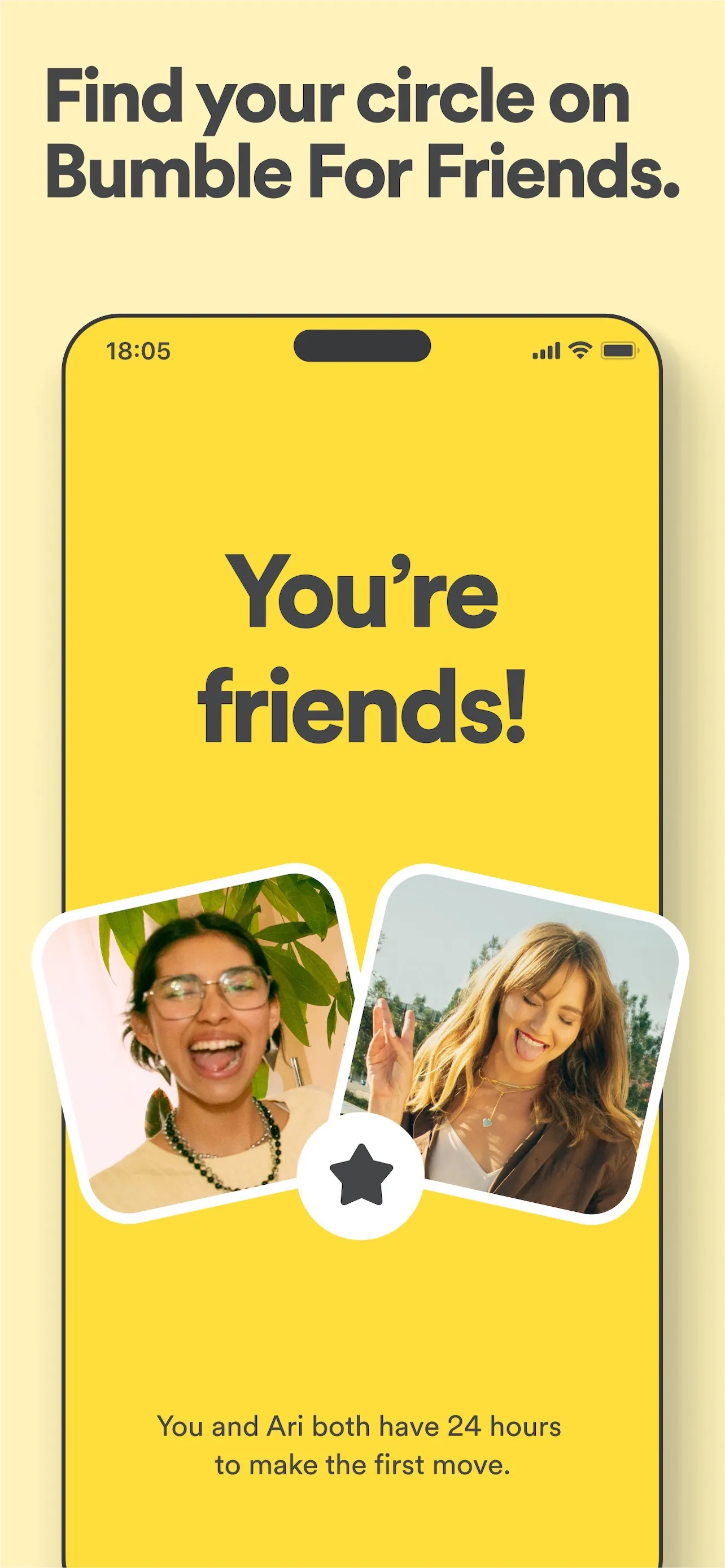 Bumble For Friends: Meet IRL iphone screenshot 4