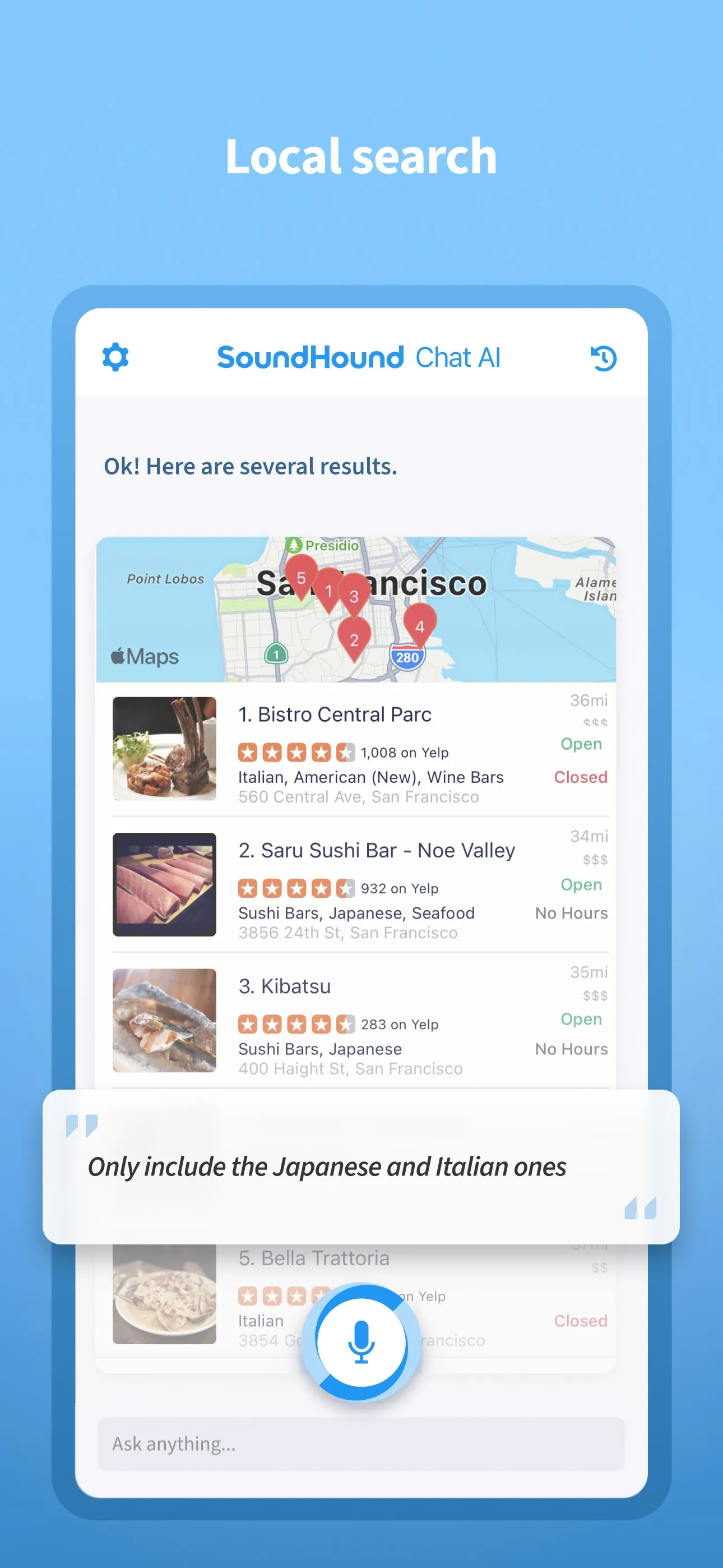 SoundHound Chat AI App iphone screenshot 4