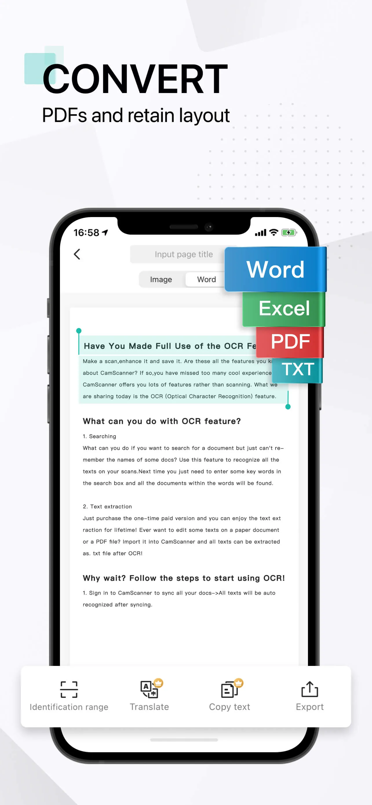 CamScanner + | OCR Scanner iphone screenshot 8