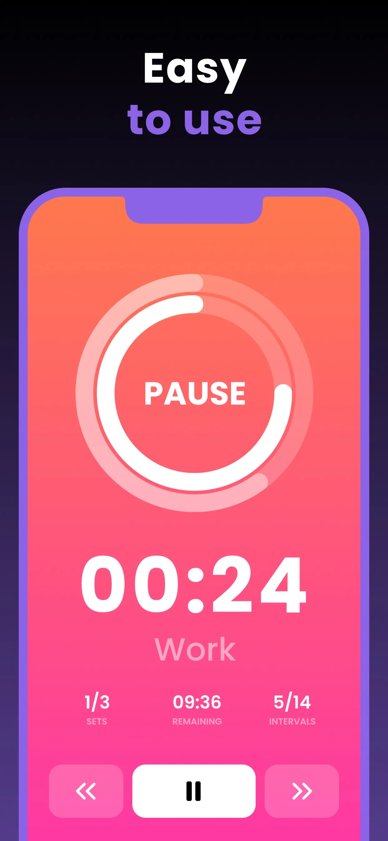 Interval Timer iphone screenshot 2
