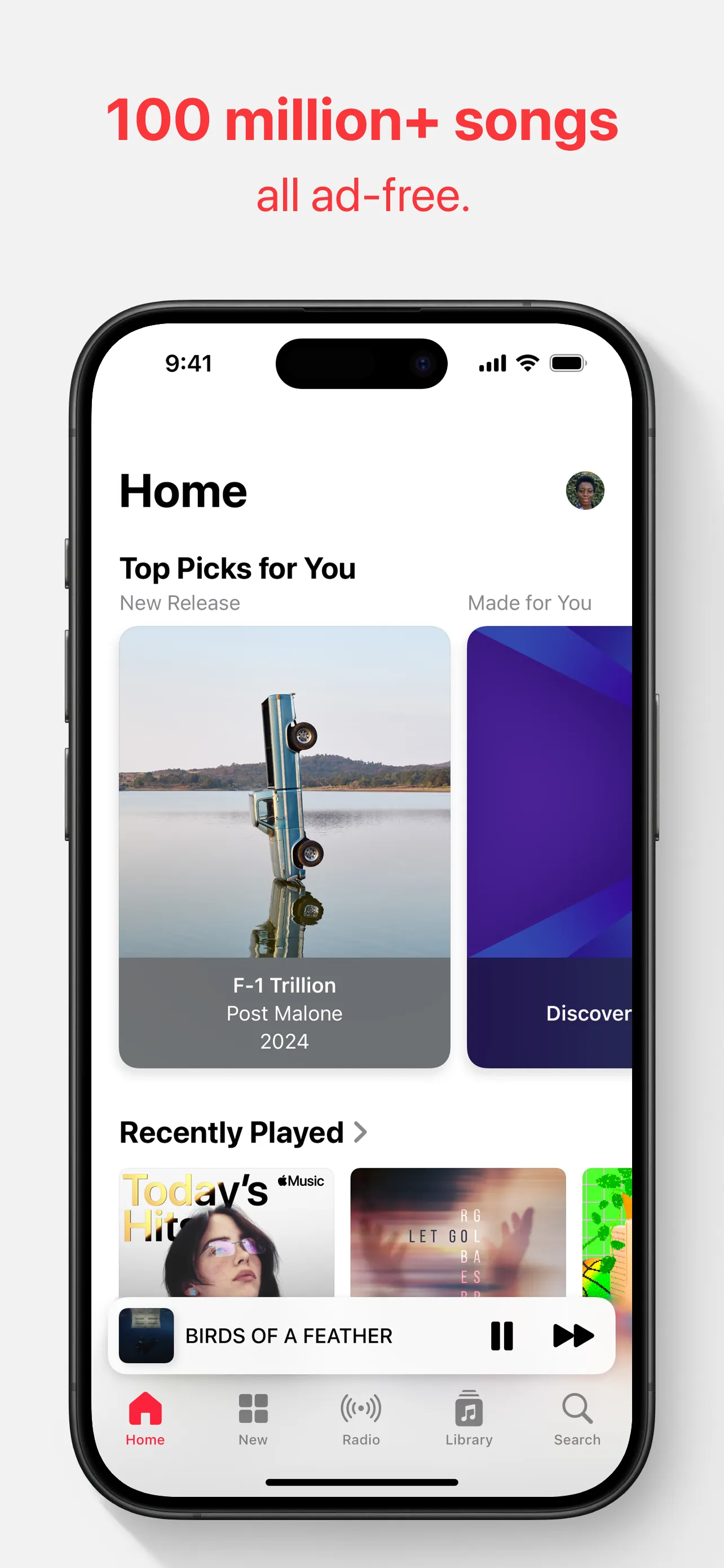 Apple Music iphone screenshot 1