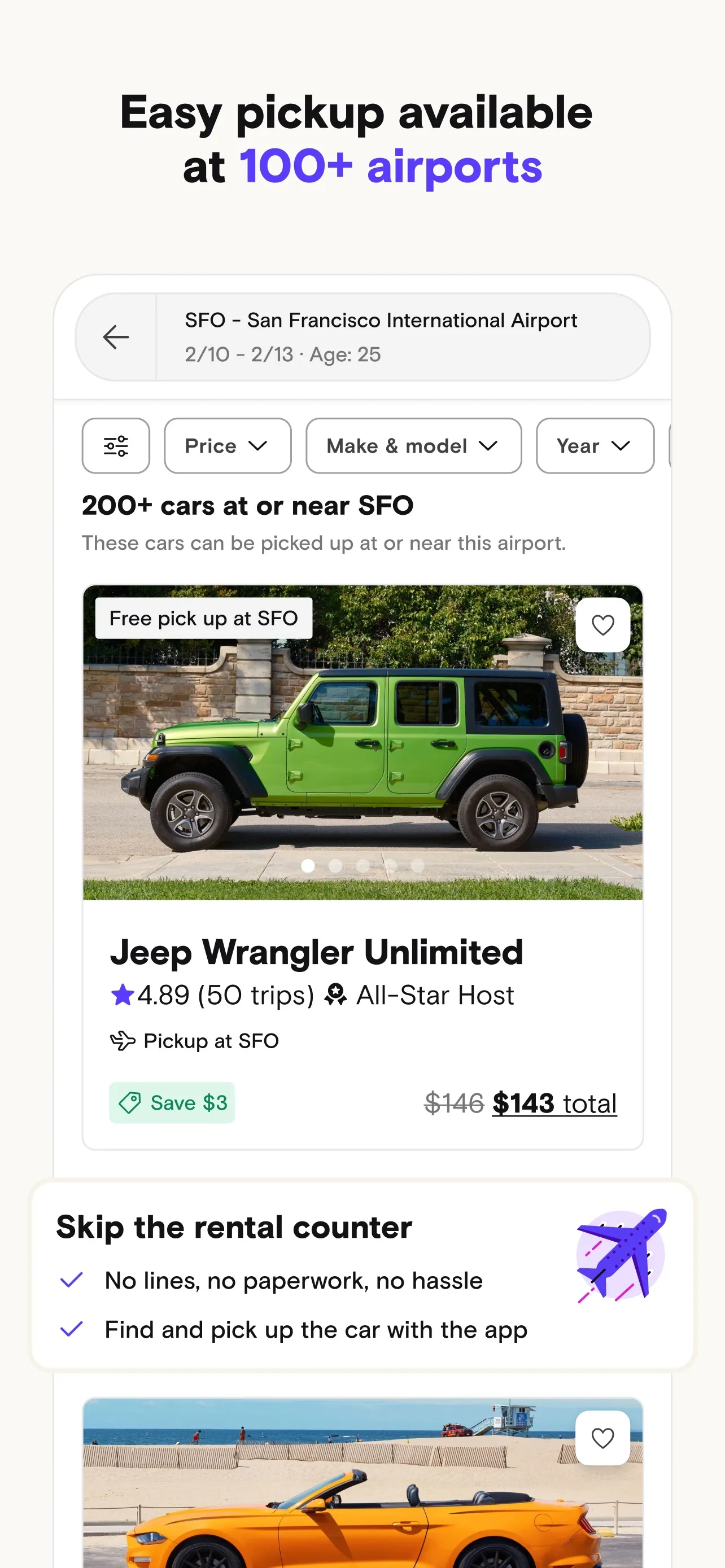 Turo — Car rental marketplace iphone screenshot 5