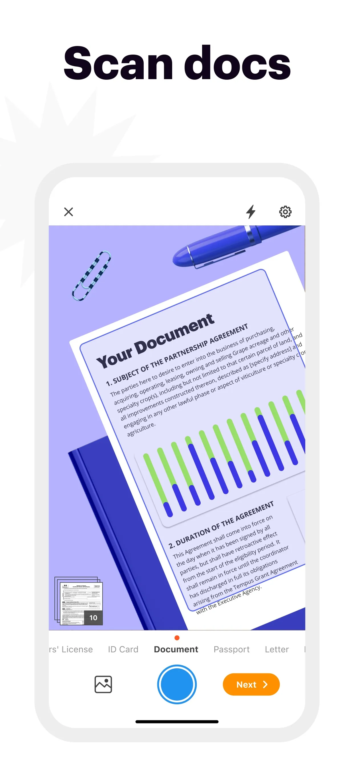 pdfFiller: PDF document editor iphone screenshot 3