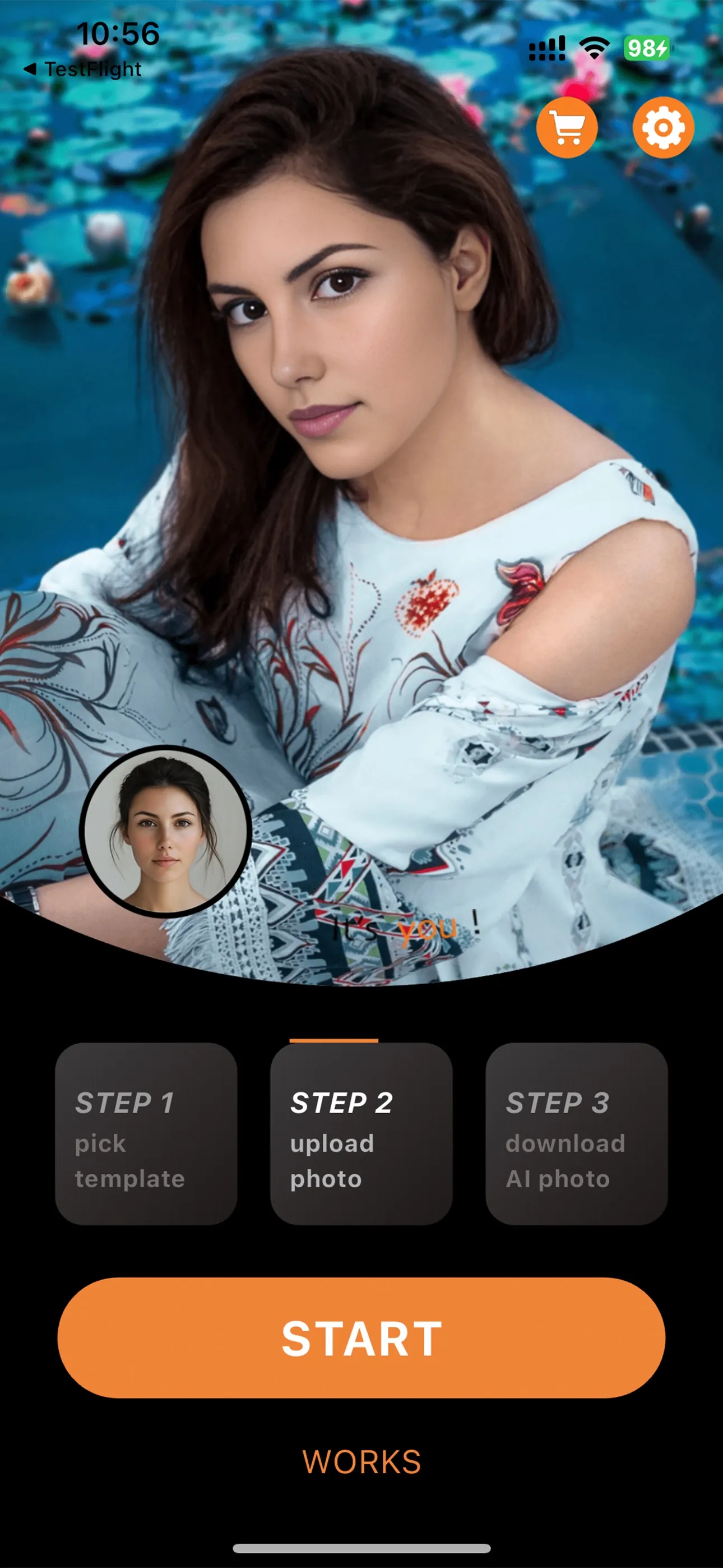 MEAO:AI Portrait Generator Pro iphone screenshot 2