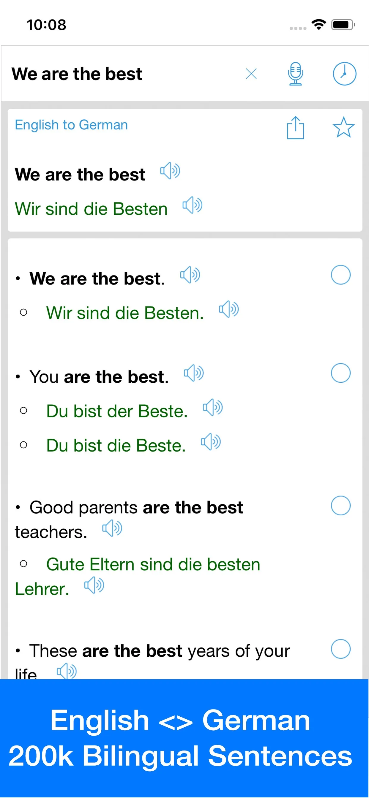 German Translator Offline iphone screenshot 1
