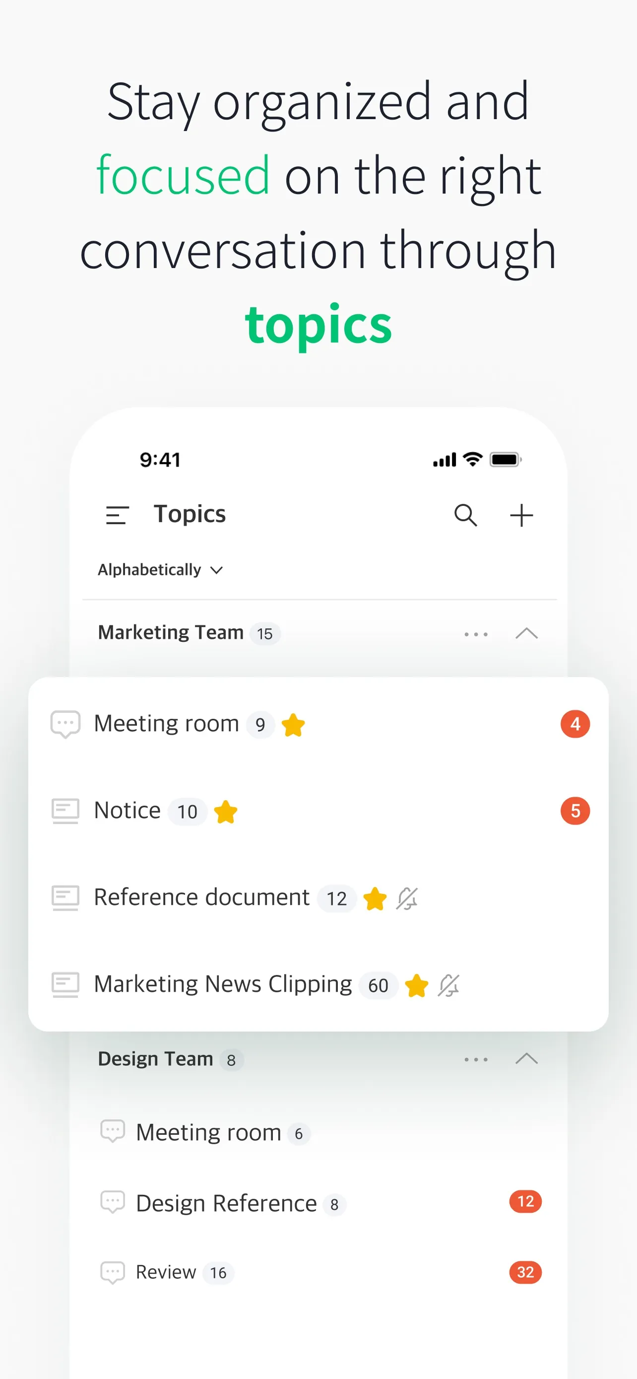 JANDI: Team Collaboration Tool iphone screenshot 4