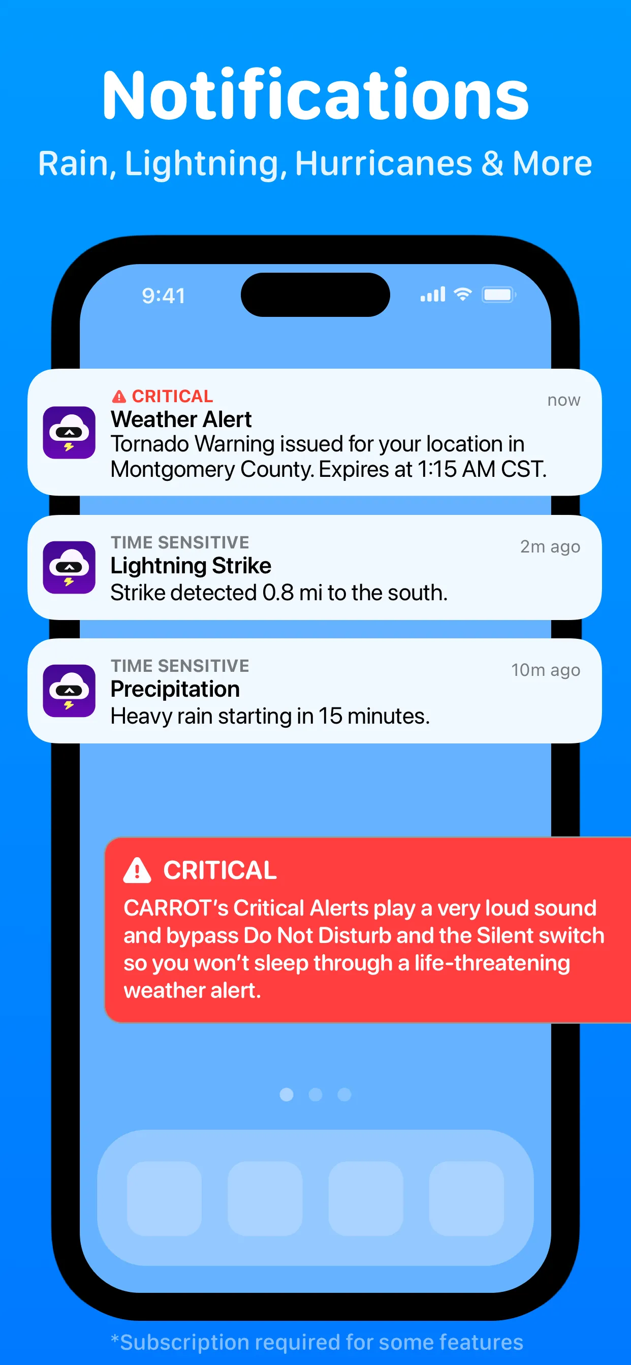 CARROT Weather: Alerts & Radar iphone screenshot 5