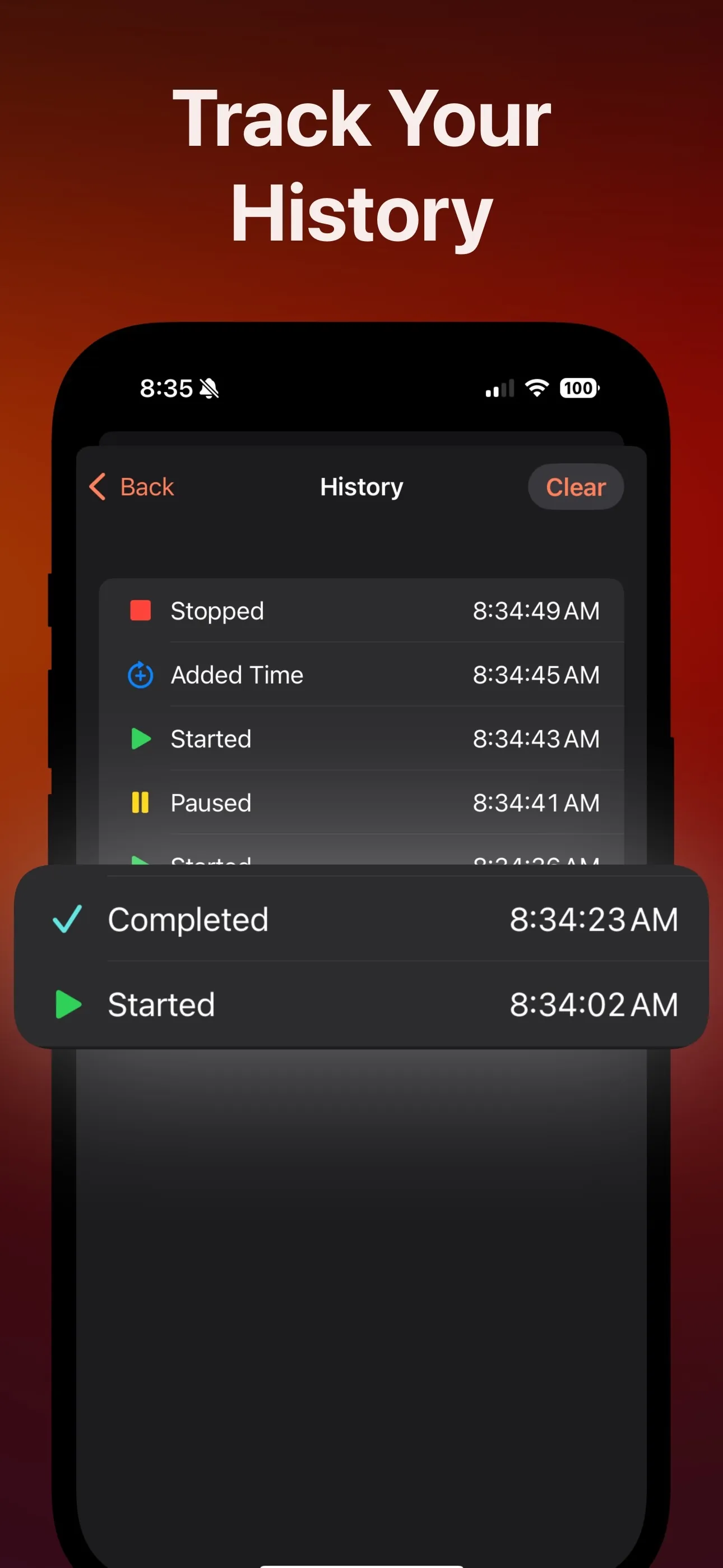 Multiple Timers + Widgets: Rad iphone screenshot 3