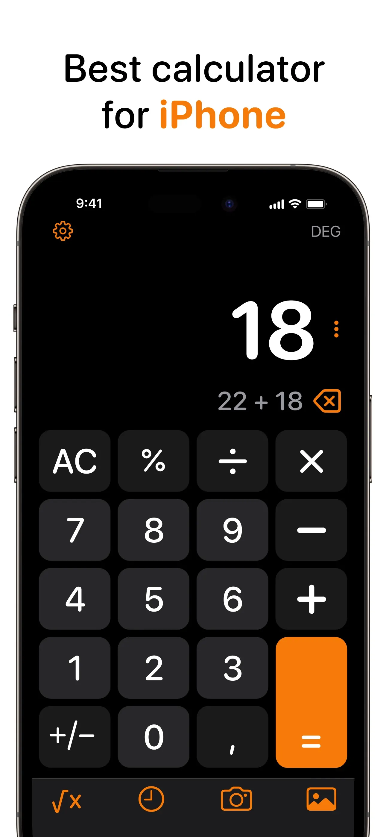 Calculator Air: AI Math Solver iphone screenshot 1