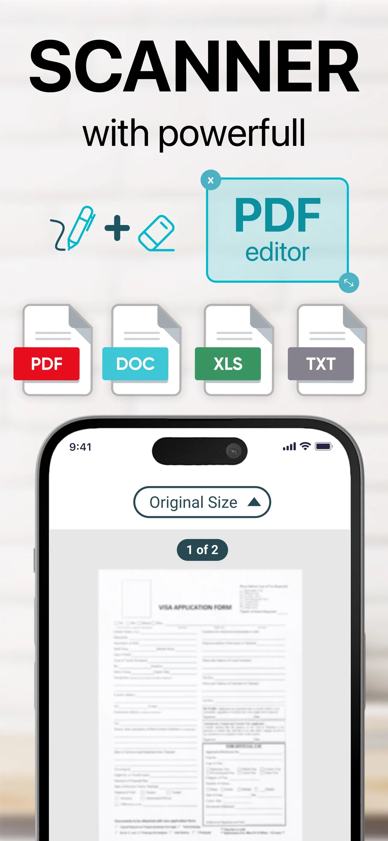 Scan to PDF: Converter Scanner iphone screenshot 2