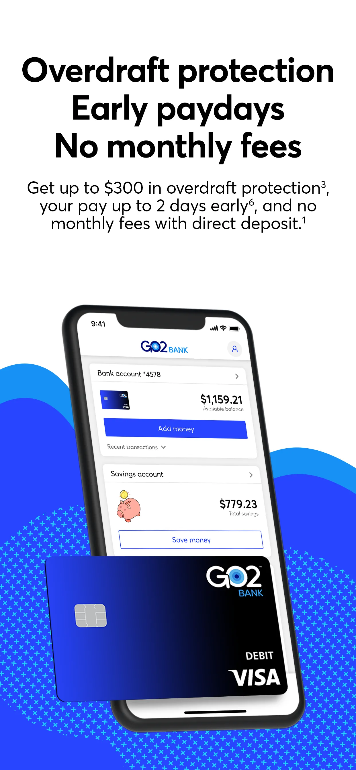 GO2bank: Mobile banking iphone screenshot 1