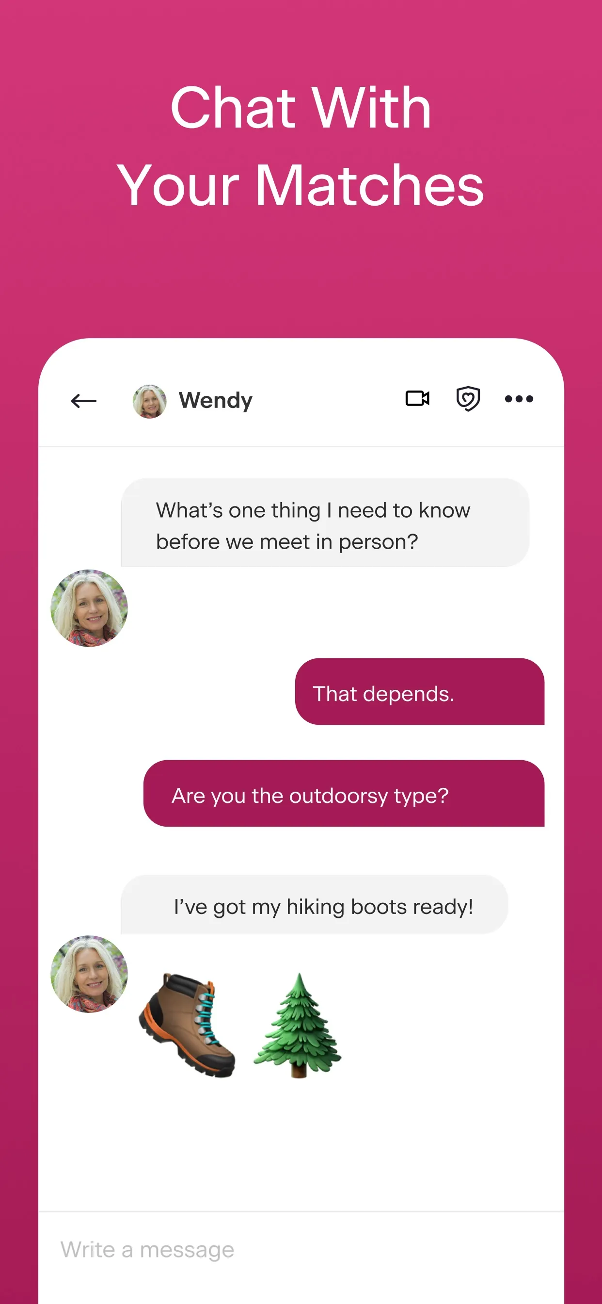 Ourtime - Meet 50+ Singles iphone screenshot 3