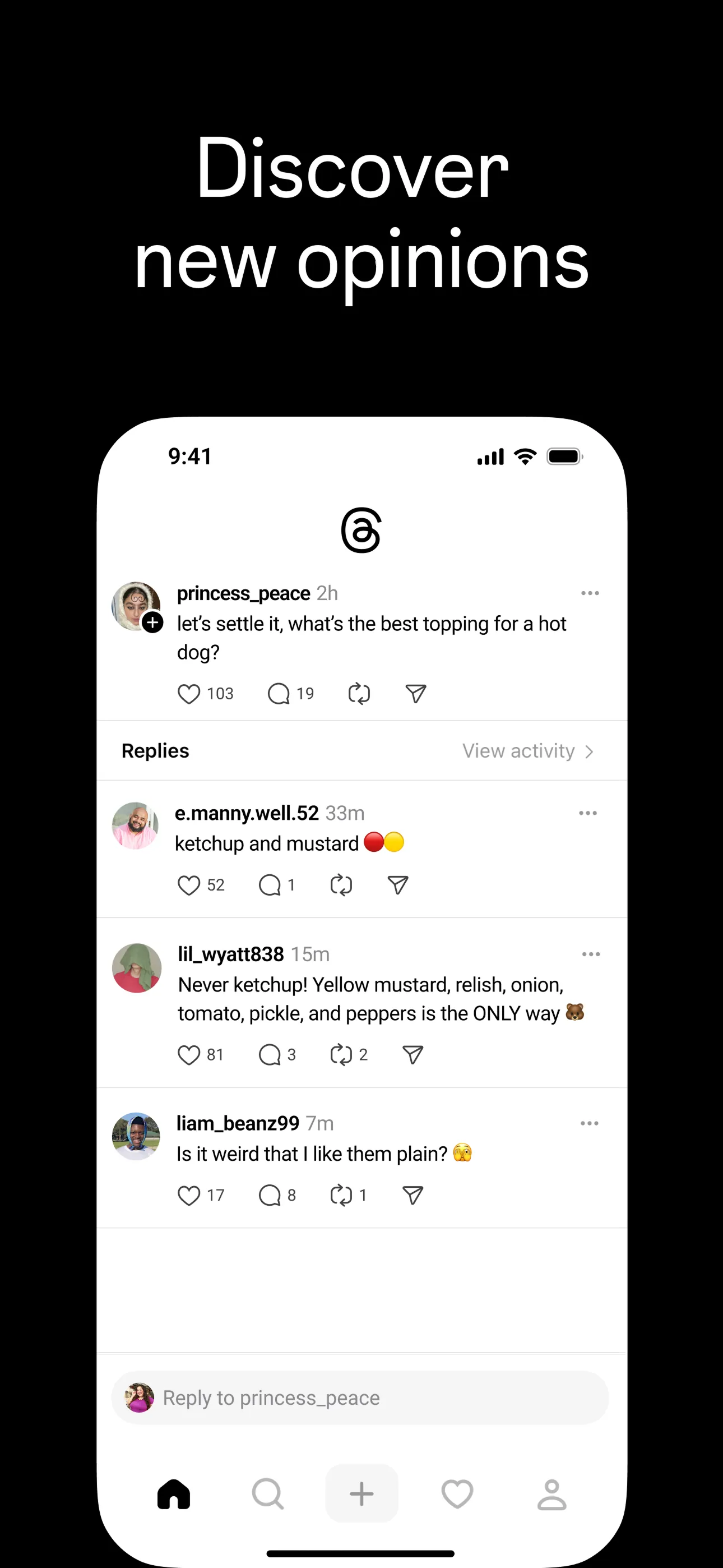 Threads iphone screenshot 2