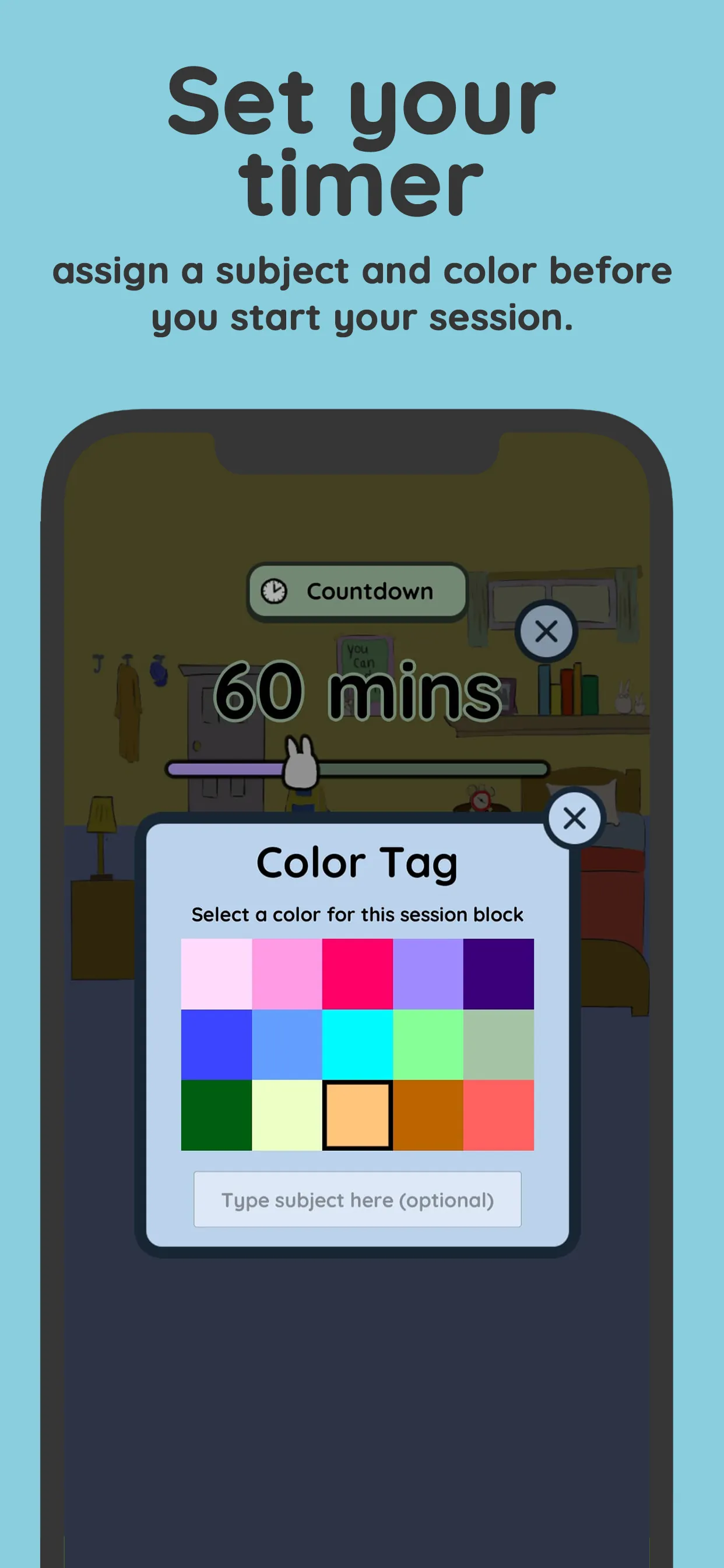 Study Bunny: Focus Timer iphone screenshot 6