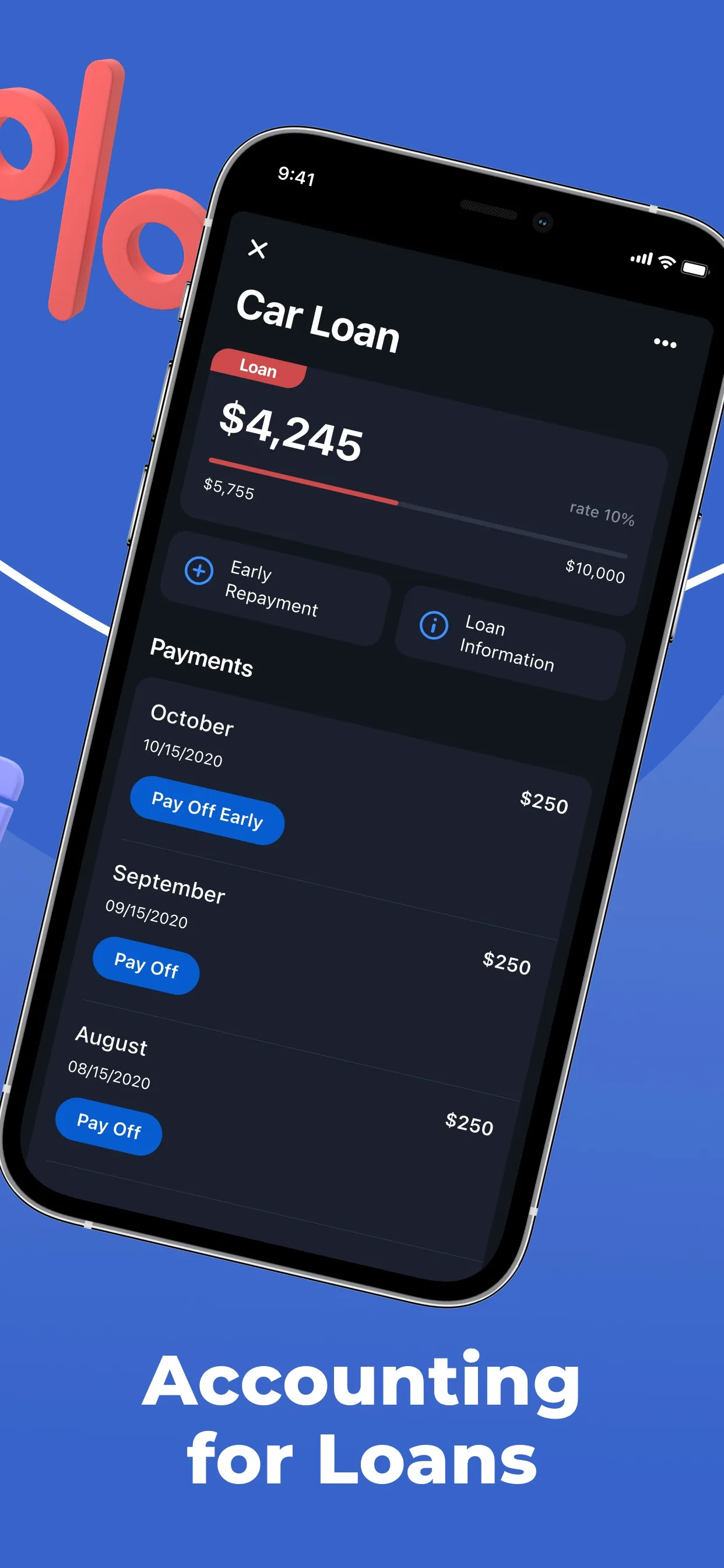 Saldo – Loan & Debt Tracker iphone screenshot 7