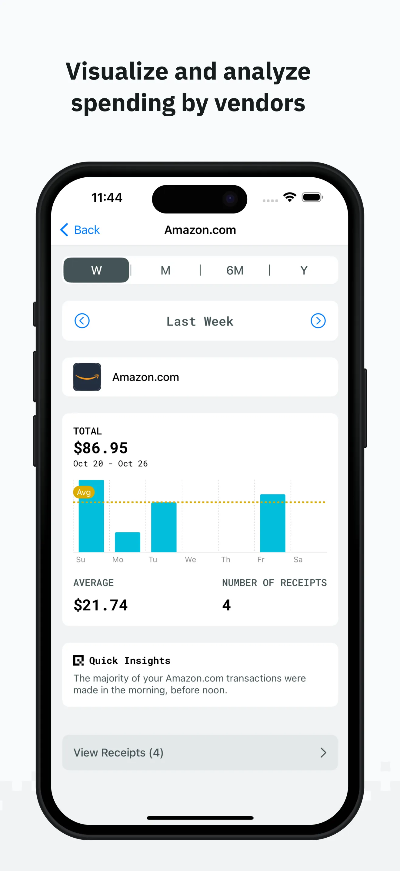 QuickReceipts Smart Scanner iphone screenshot 8