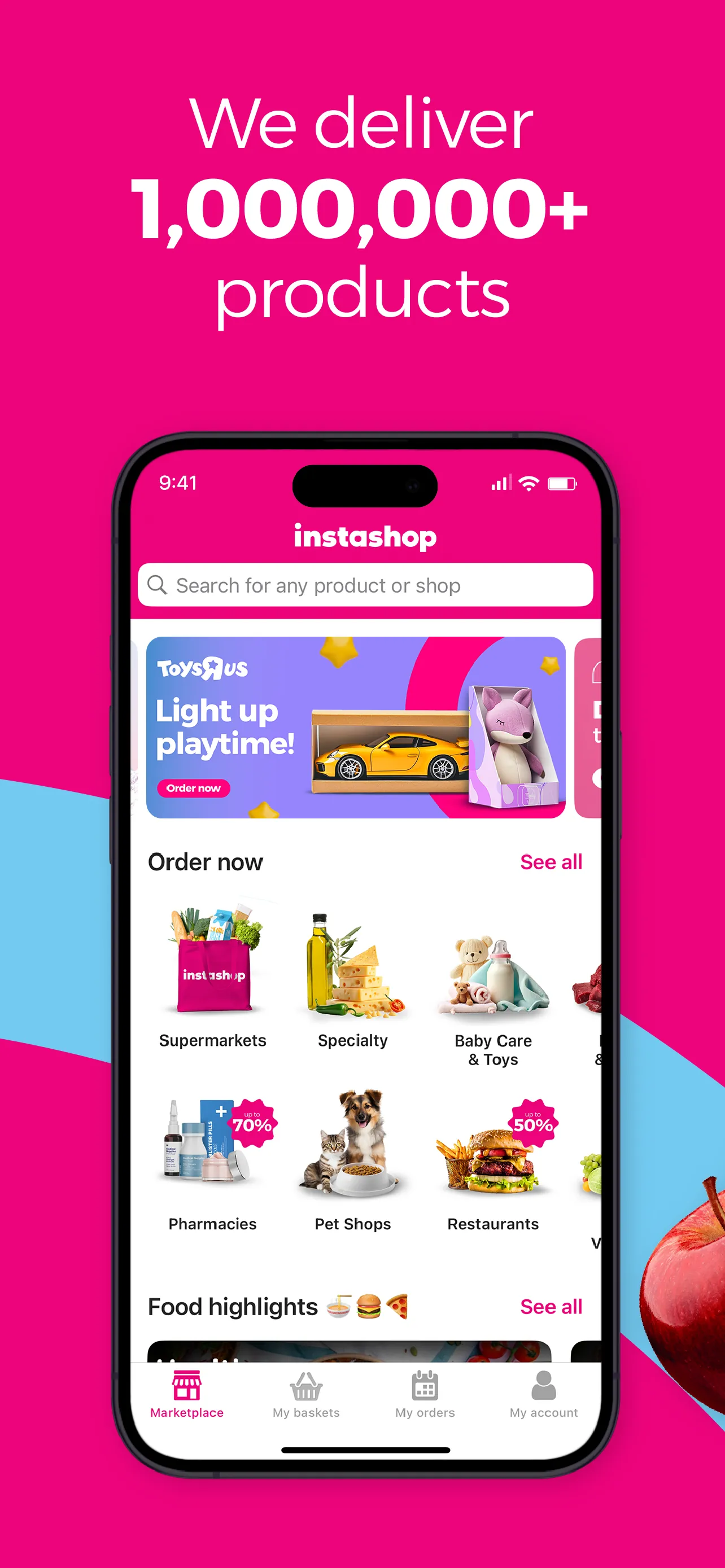 instashop: Groceries & more iphone screenshot 2