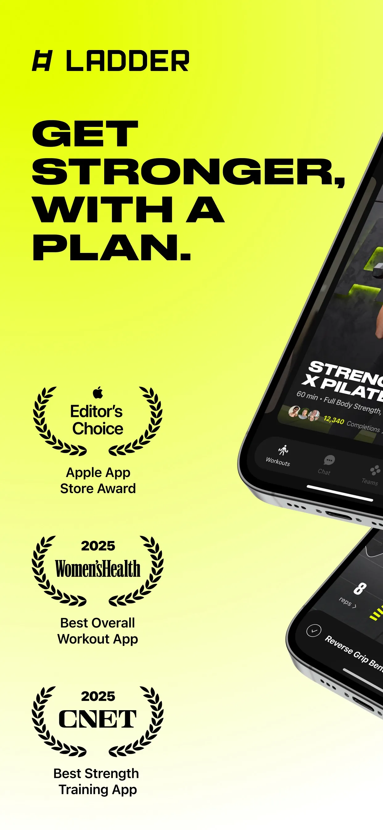 LADDER Strength Training Plans iphone screenshot 1