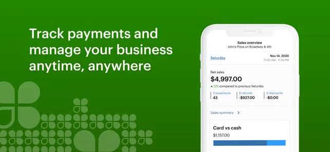Clover Go - Dashboard & POS iphone screenshot 2