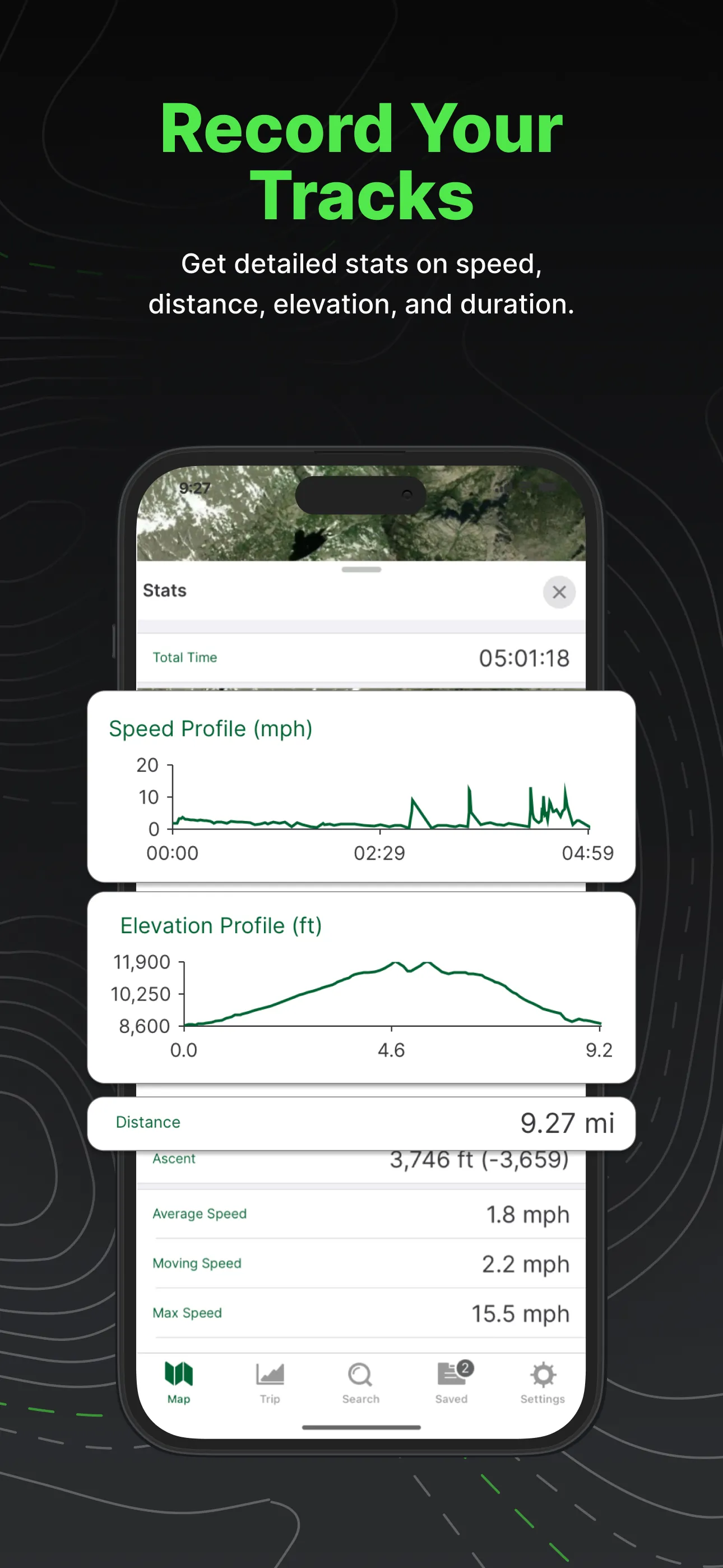 Gaia GPS: Mobile Trail Maps iphone screenshot 5