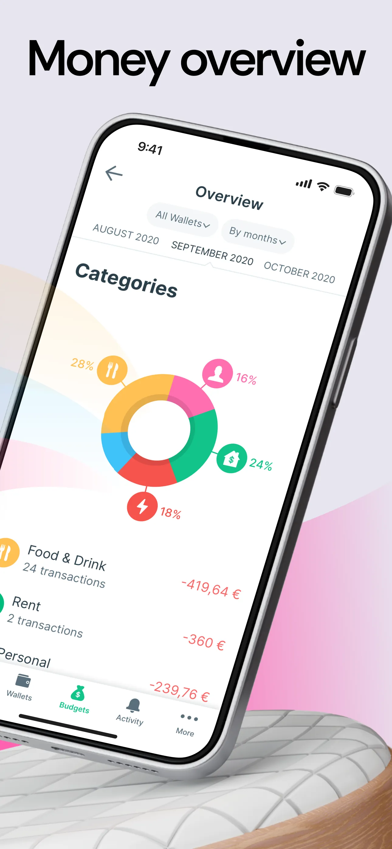 Spendee Budget App & Planner iphone screenshot 2