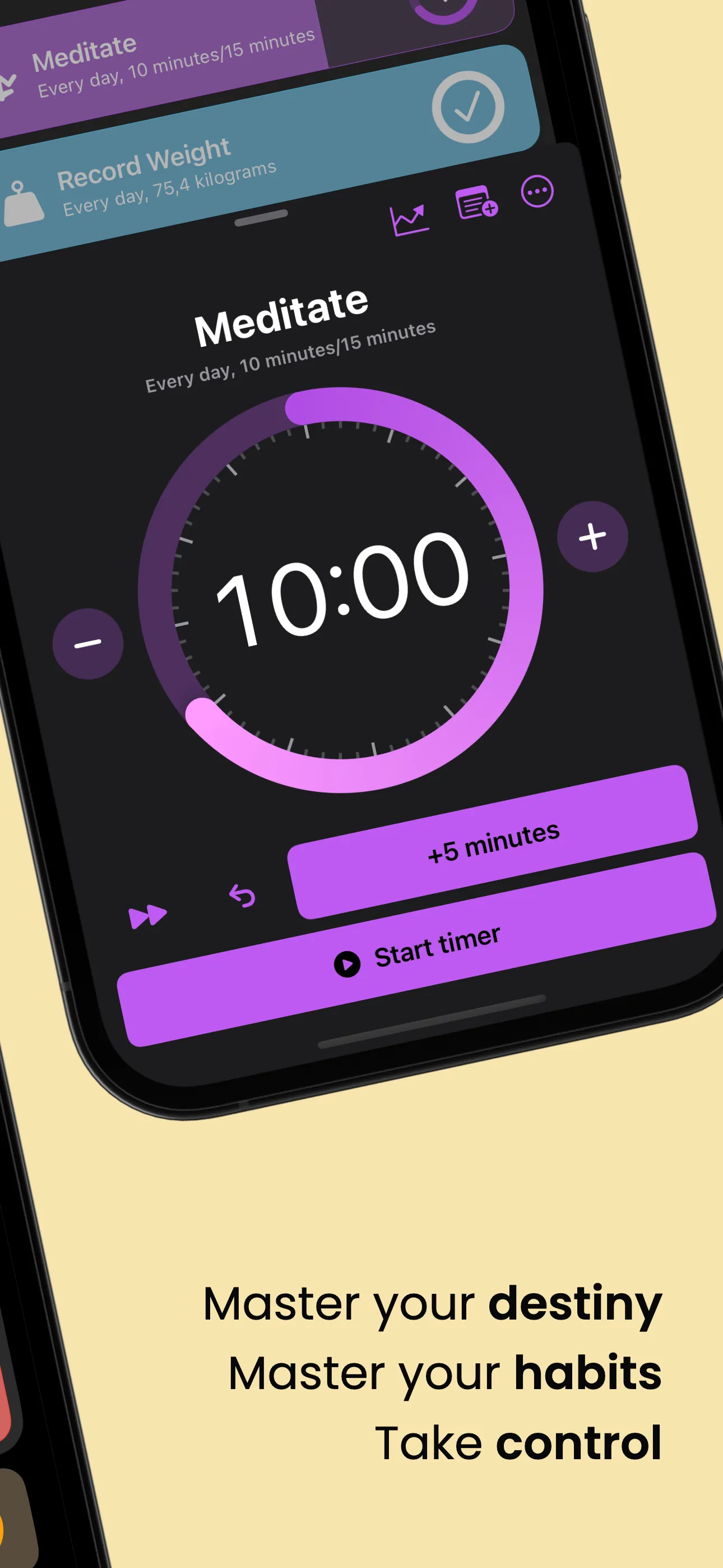 Grit: Daily Habit Tracker iphone screenshot 3