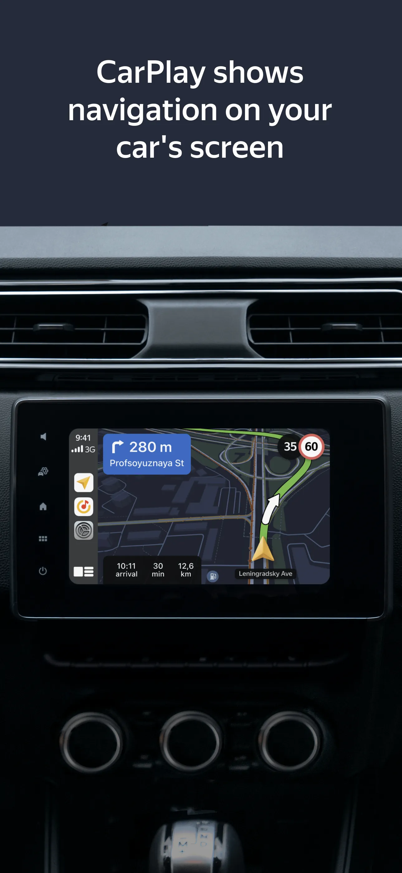 Yandex Navi – navigation, maps iphone screenshot 1