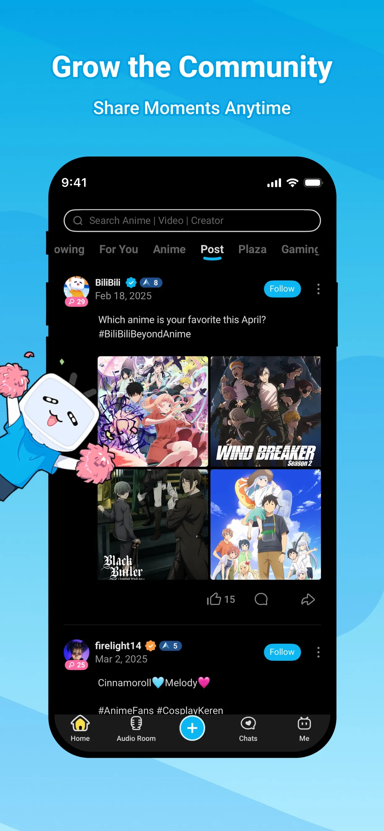 BiliBili -HD Anime, Videos iphone screenshot 7