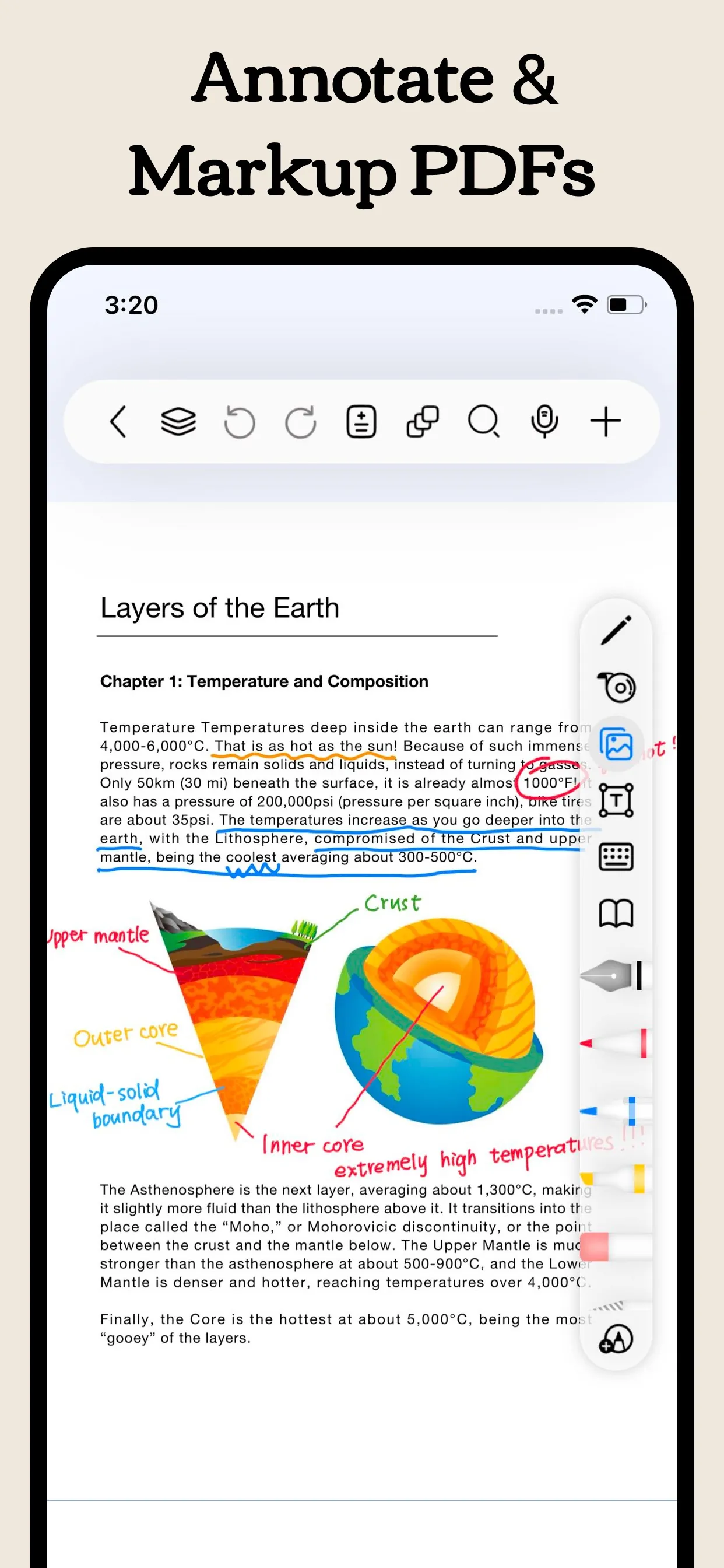 Freenotes - Notes Taking & PDF iphone screenshot 2