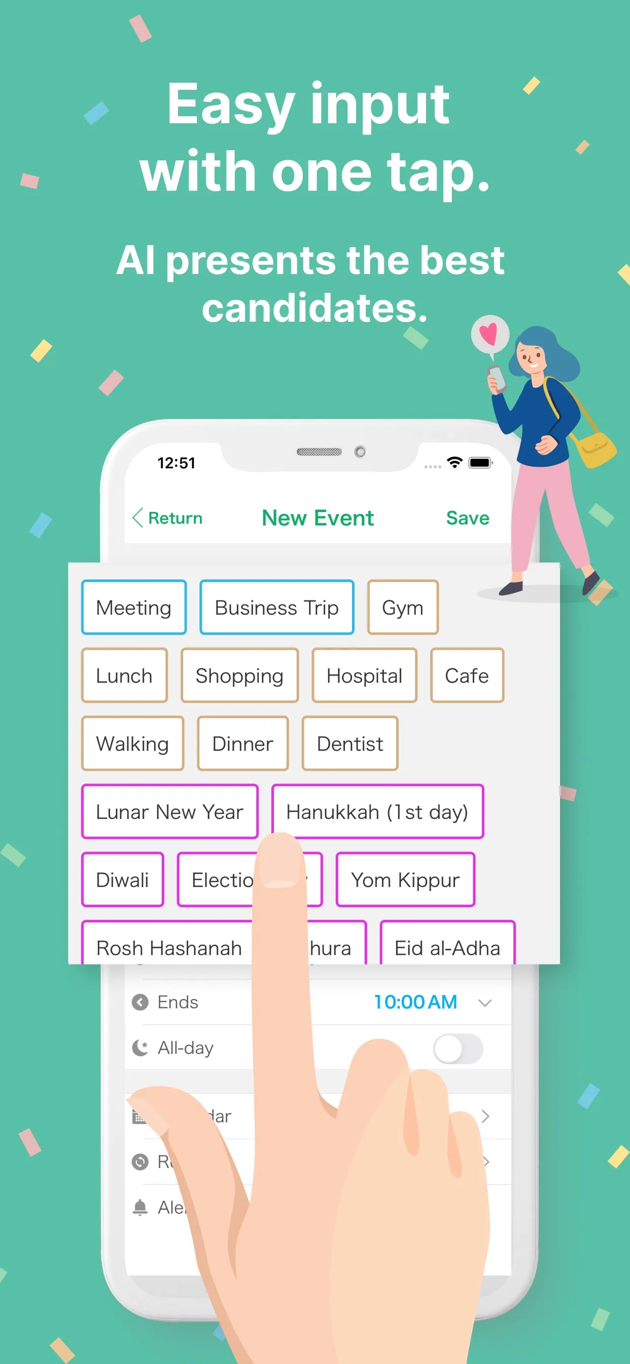 Simple Calendar - SimpleCal iphone screenshot 4