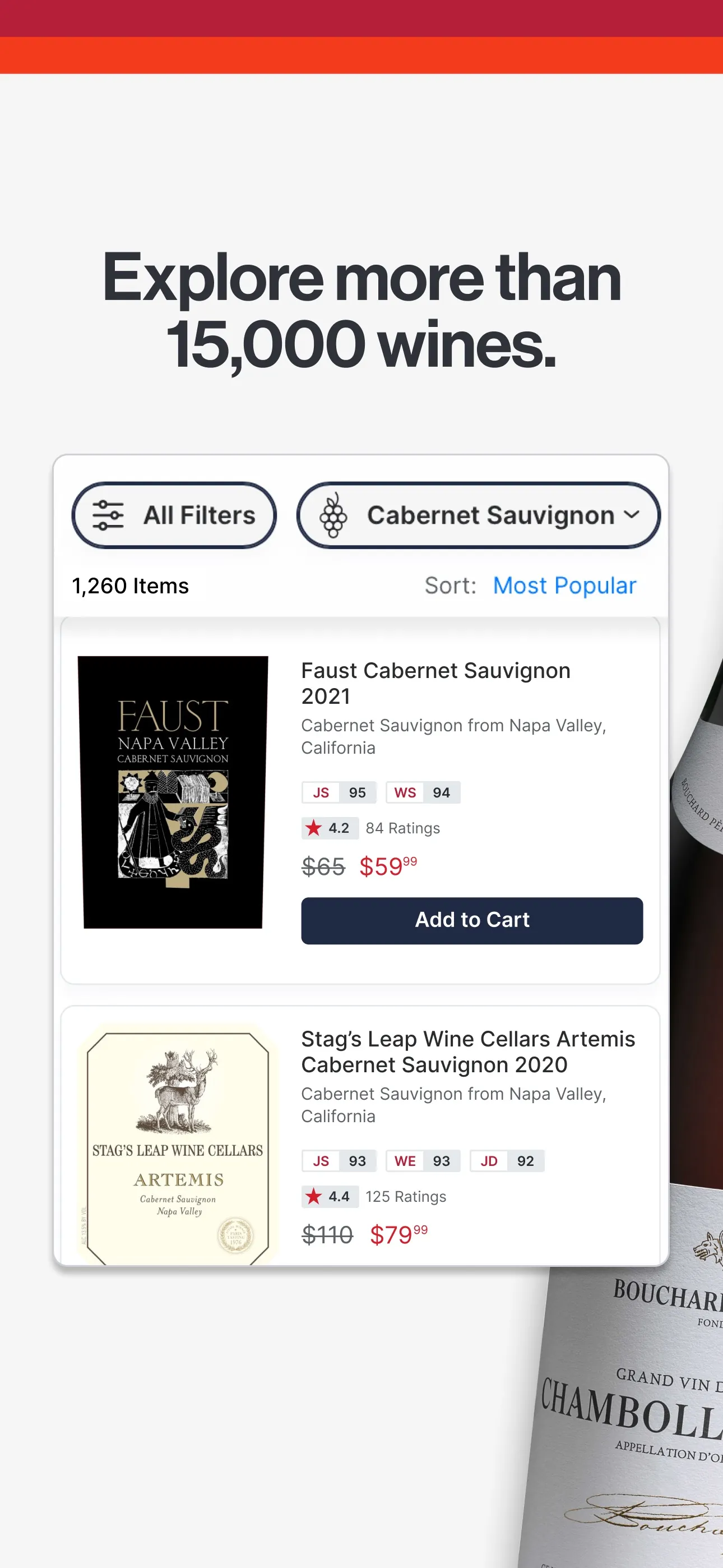 Wine.com iphone screenshot 3