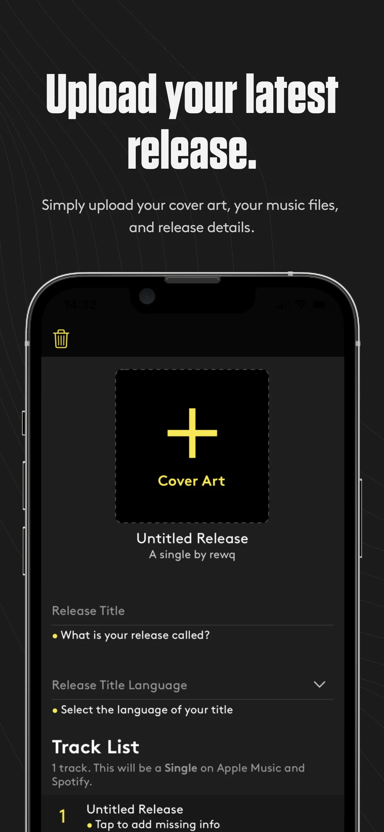 Amuse Music Distribution iphone screenshot 2