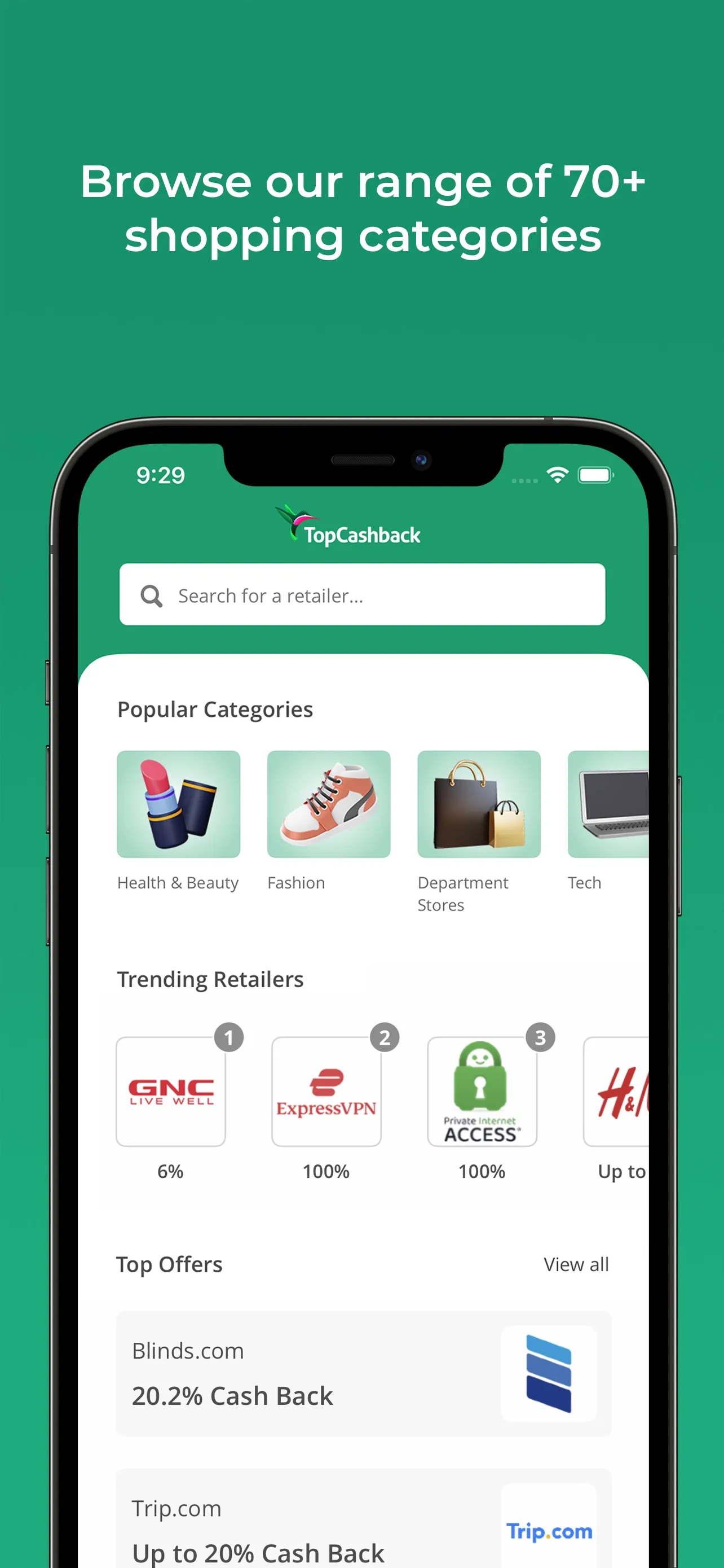 TopCashback: Cash Back & Deals iphone screenshot 3
