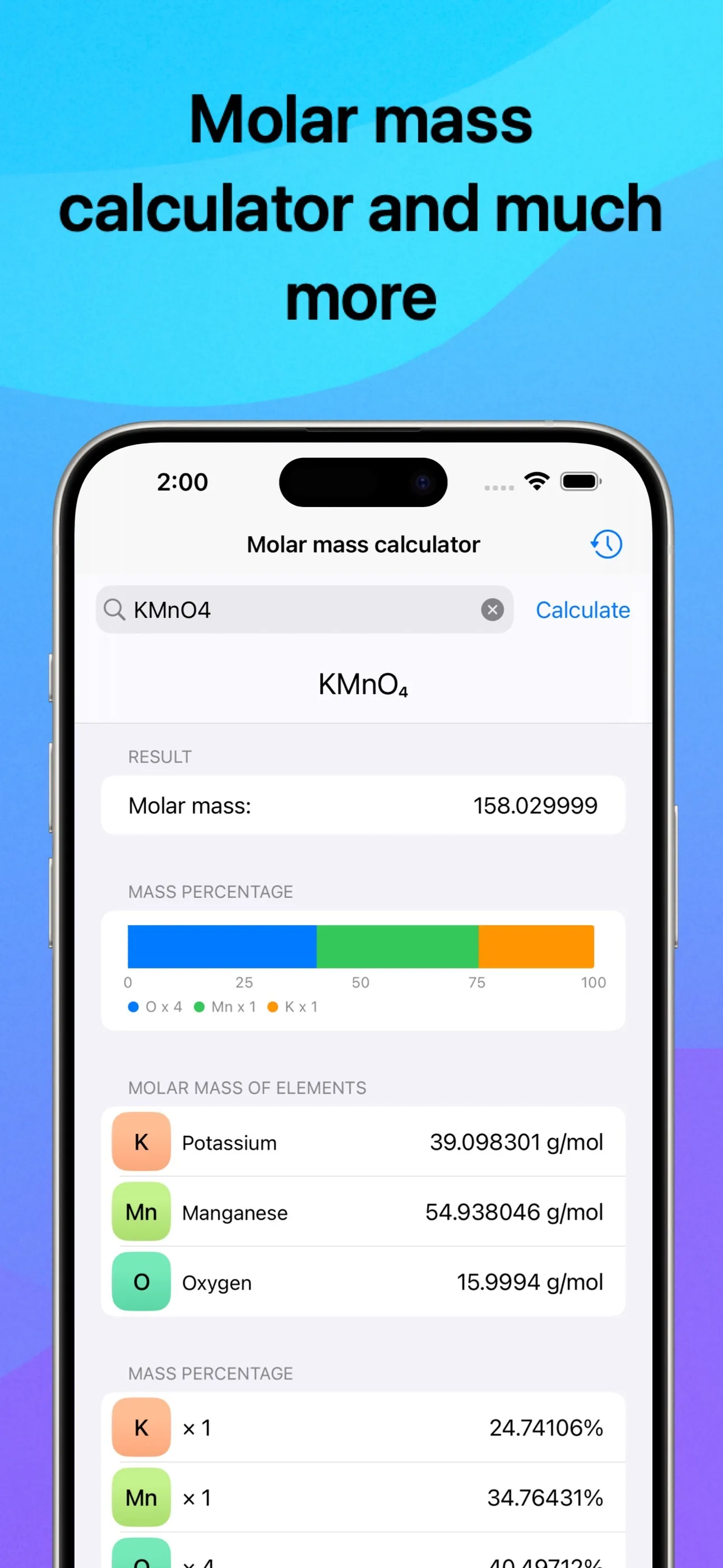 Chemistry & Periodic Table iphone screenshot 7