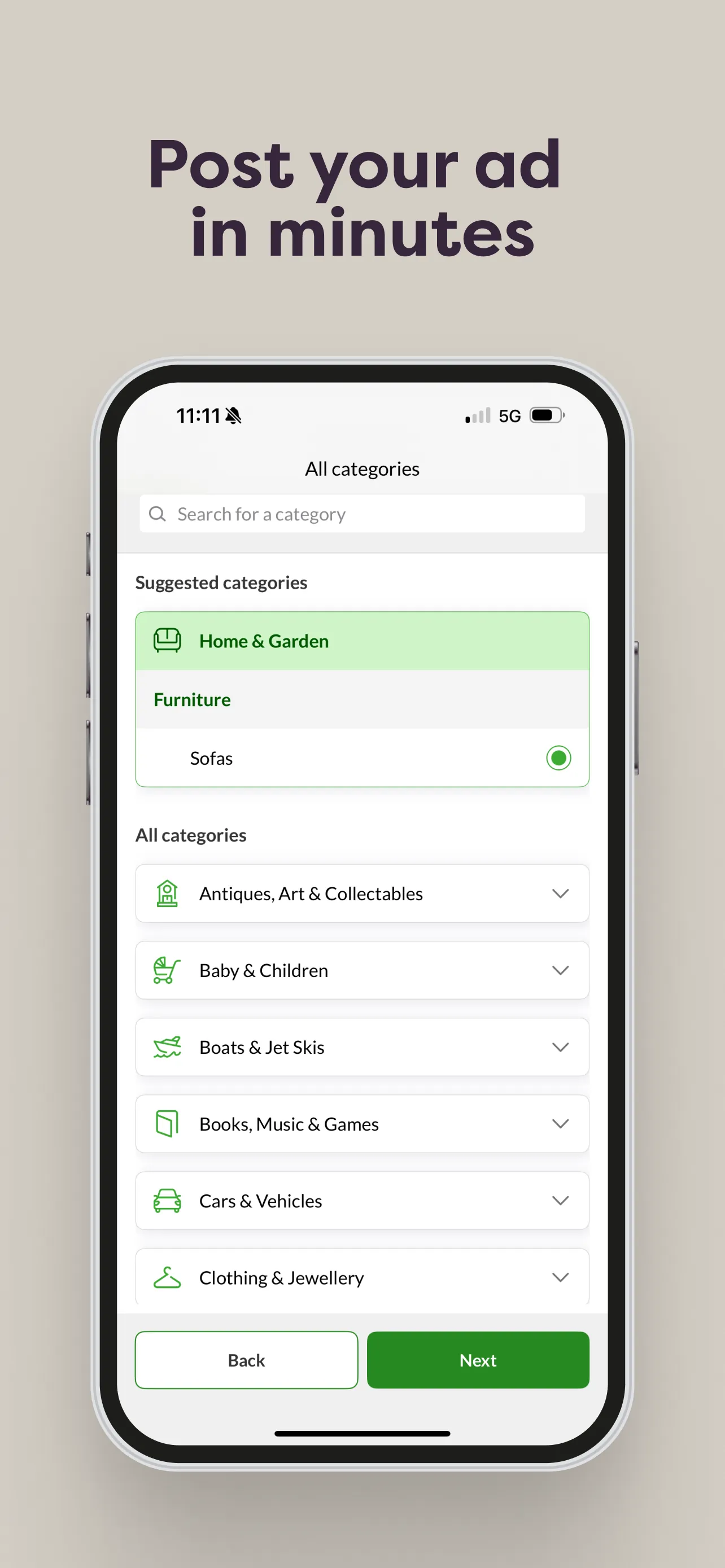 Gumtree: Find local ads & jobs iphone screenshot 4