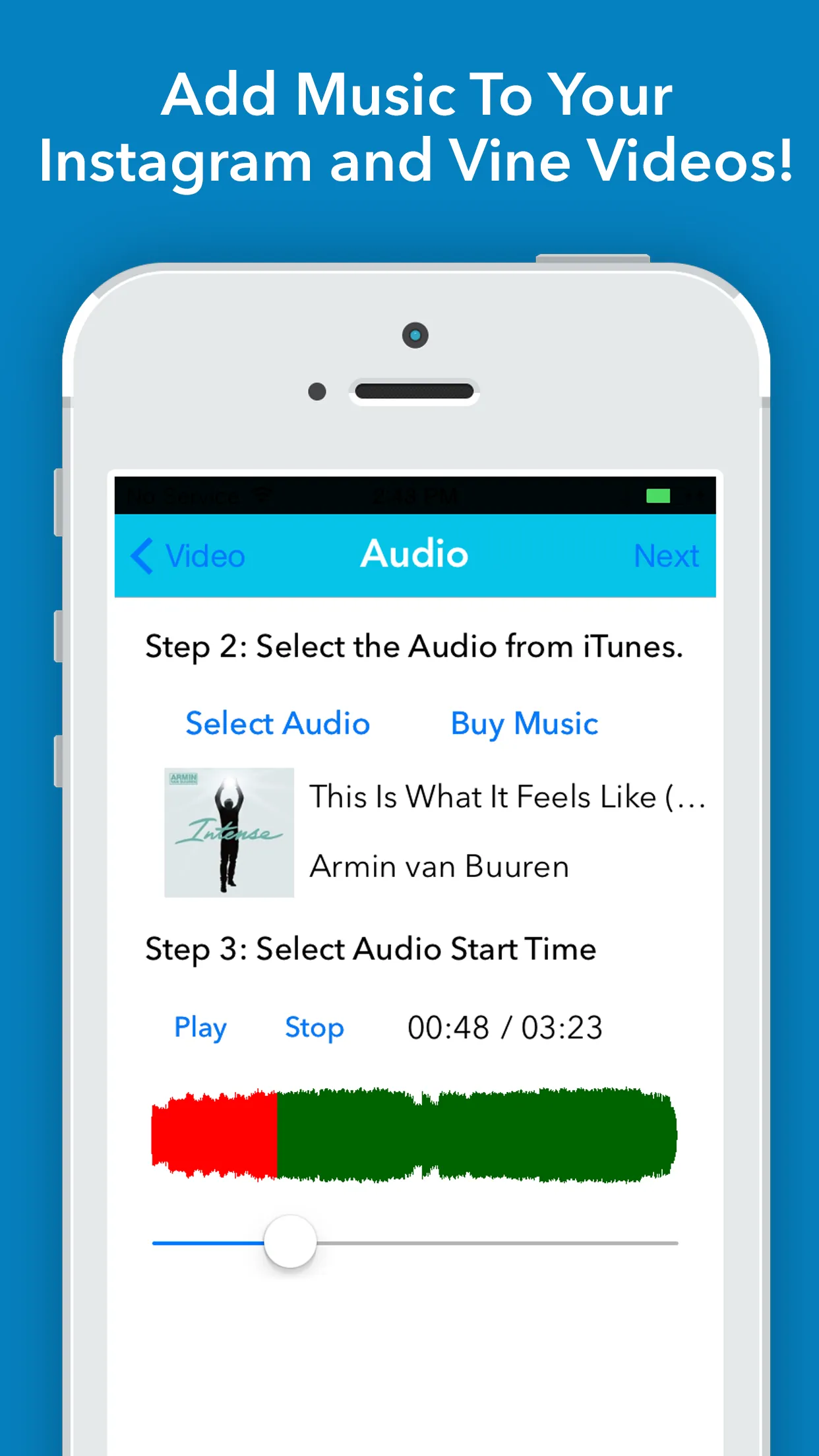 Background Music For Video + iphone screenshot 2